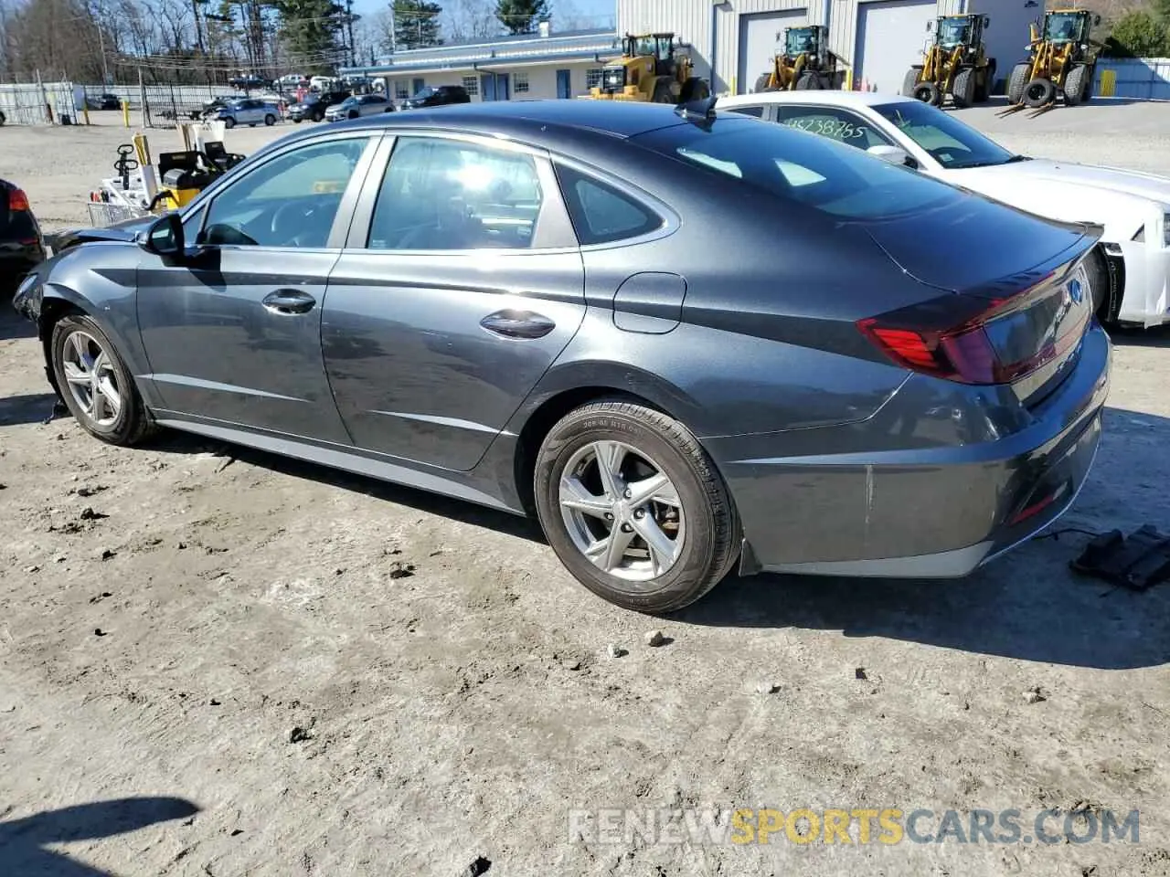 2 Photograph of a damaged car KMHL24JA0NA245092 HYUNDAI SONATA 2022