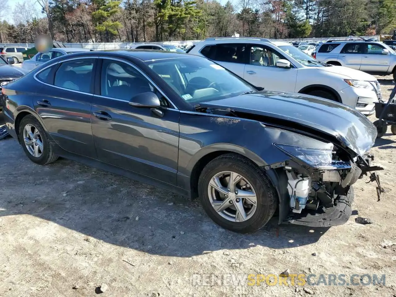 4 Photograph of a damaged car KMHL24JA0NA245092 HYUNDAI SONATA 2022