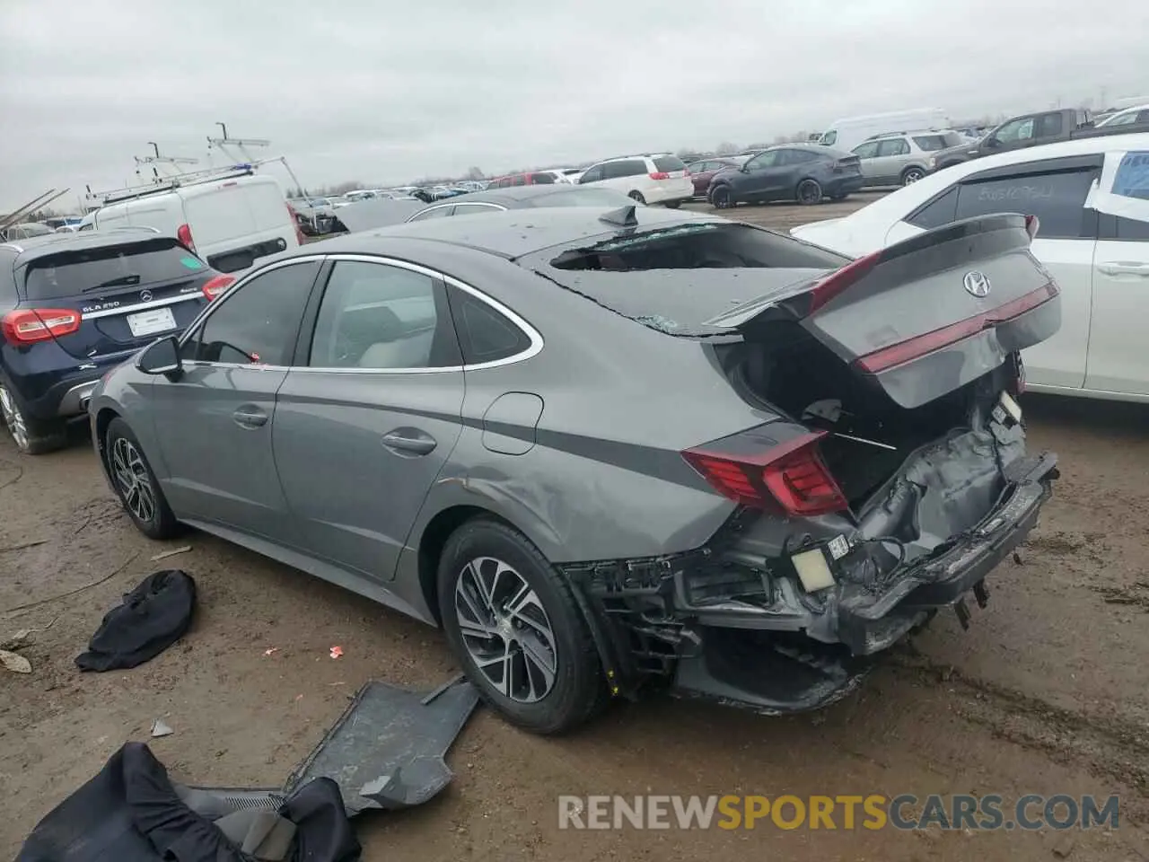2 Photograph of a damaged car KMHL24JJ8NA042970 HYUNDAI SONATA 2022