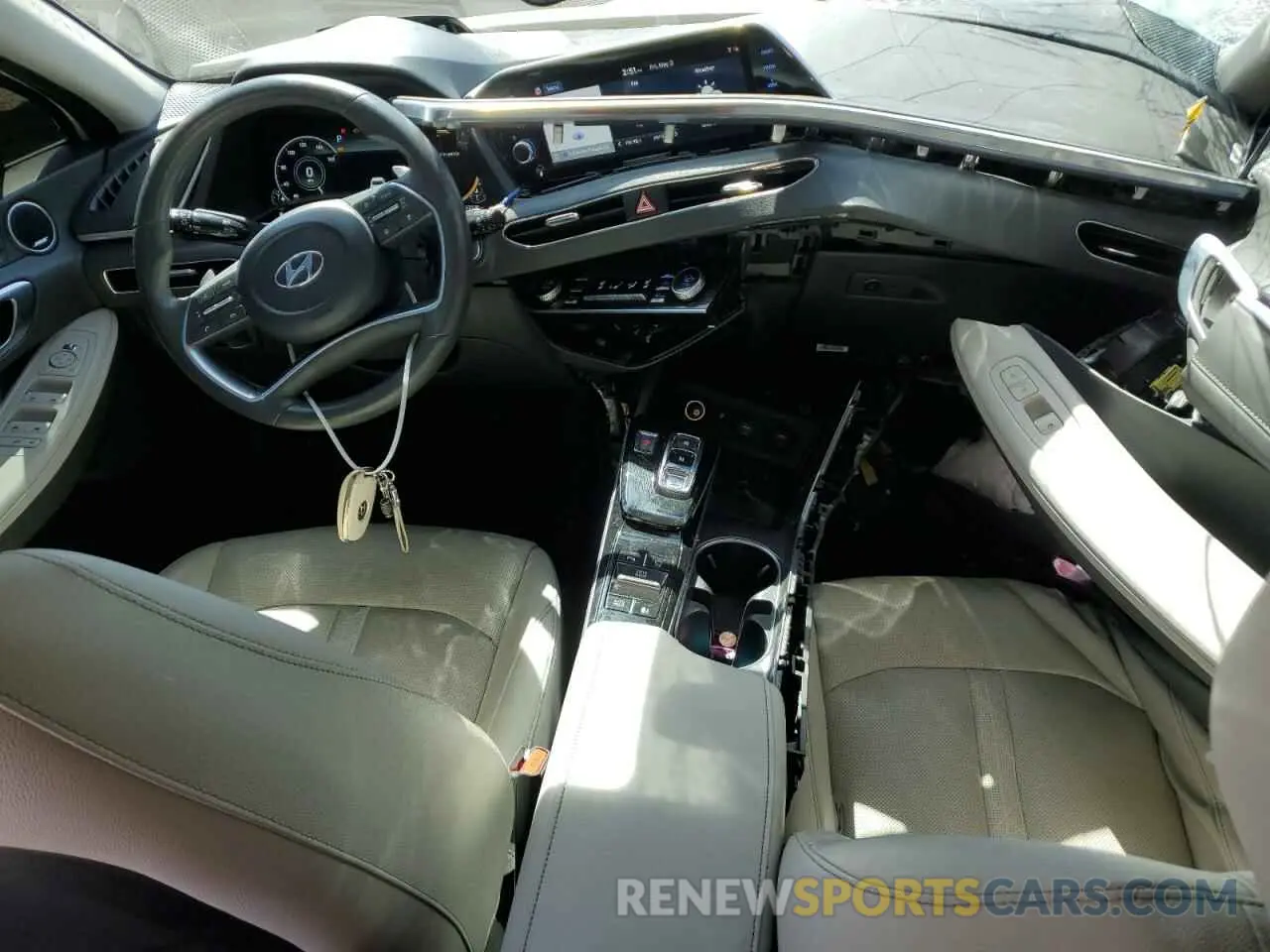 8 Photograph of a damaged car KMHL34J20NA173302 HYUNDAI SONATA 2022