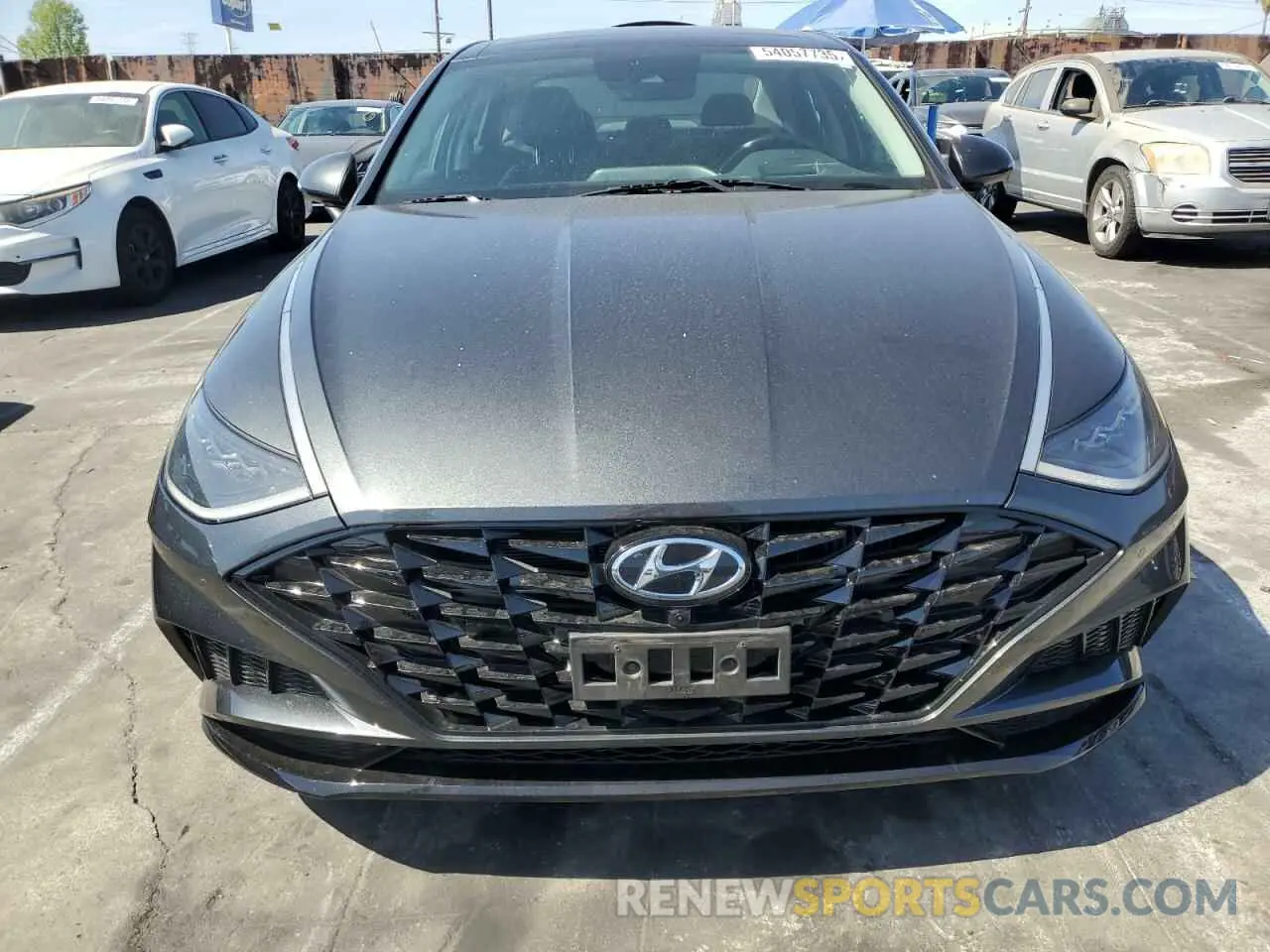 5 Photograph of a damaged car KMHL34J20NA195400 HYUNDAI SONATA 2022