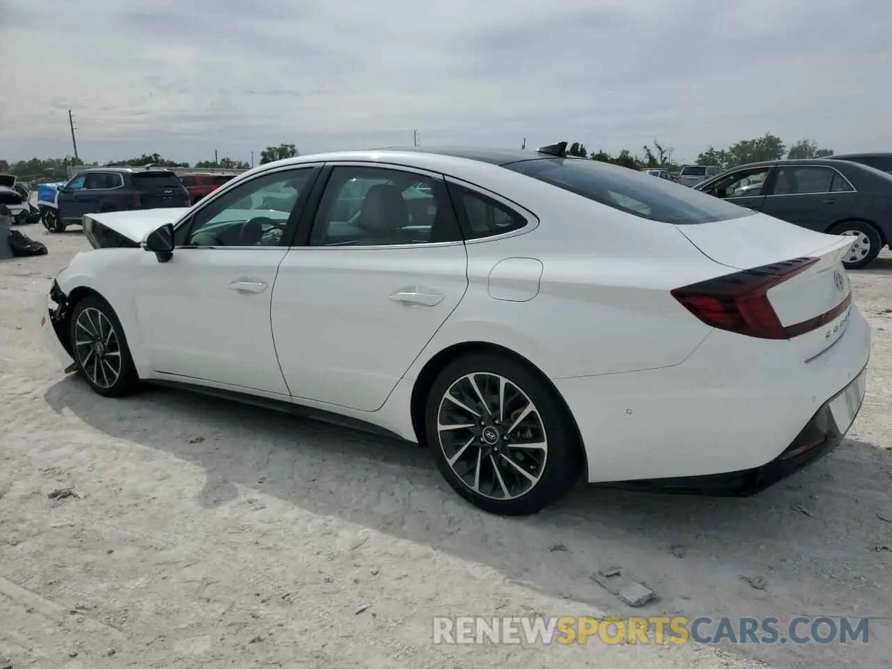 2 Photograph of a damaged car KMHL34J20NA216407 HYUNDAI SONATA 2022