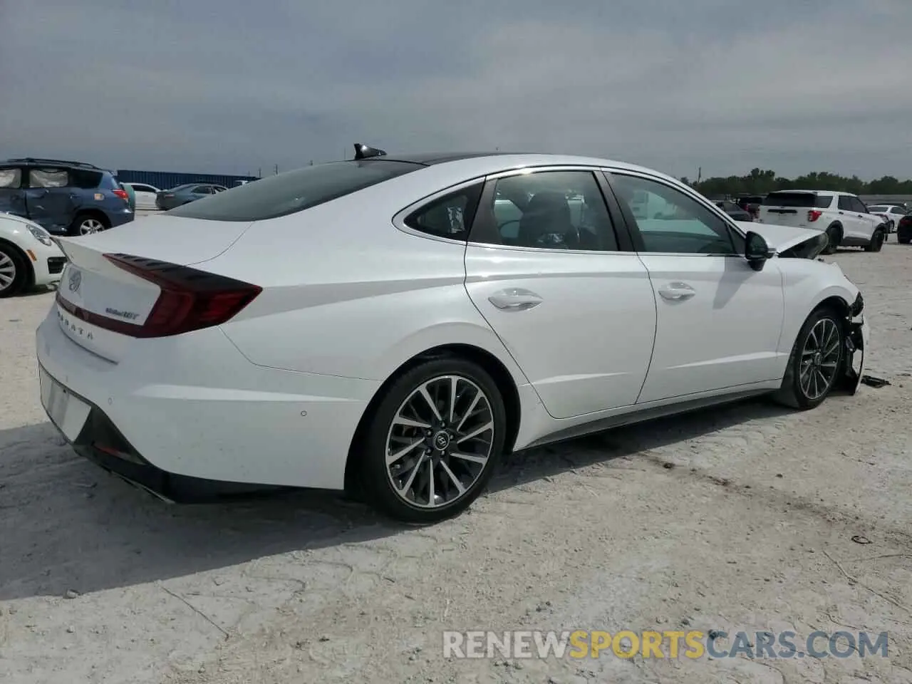 3 Photograph of a damaged car KMHL34J20NA216407 HYUNDAI SONATA 2022