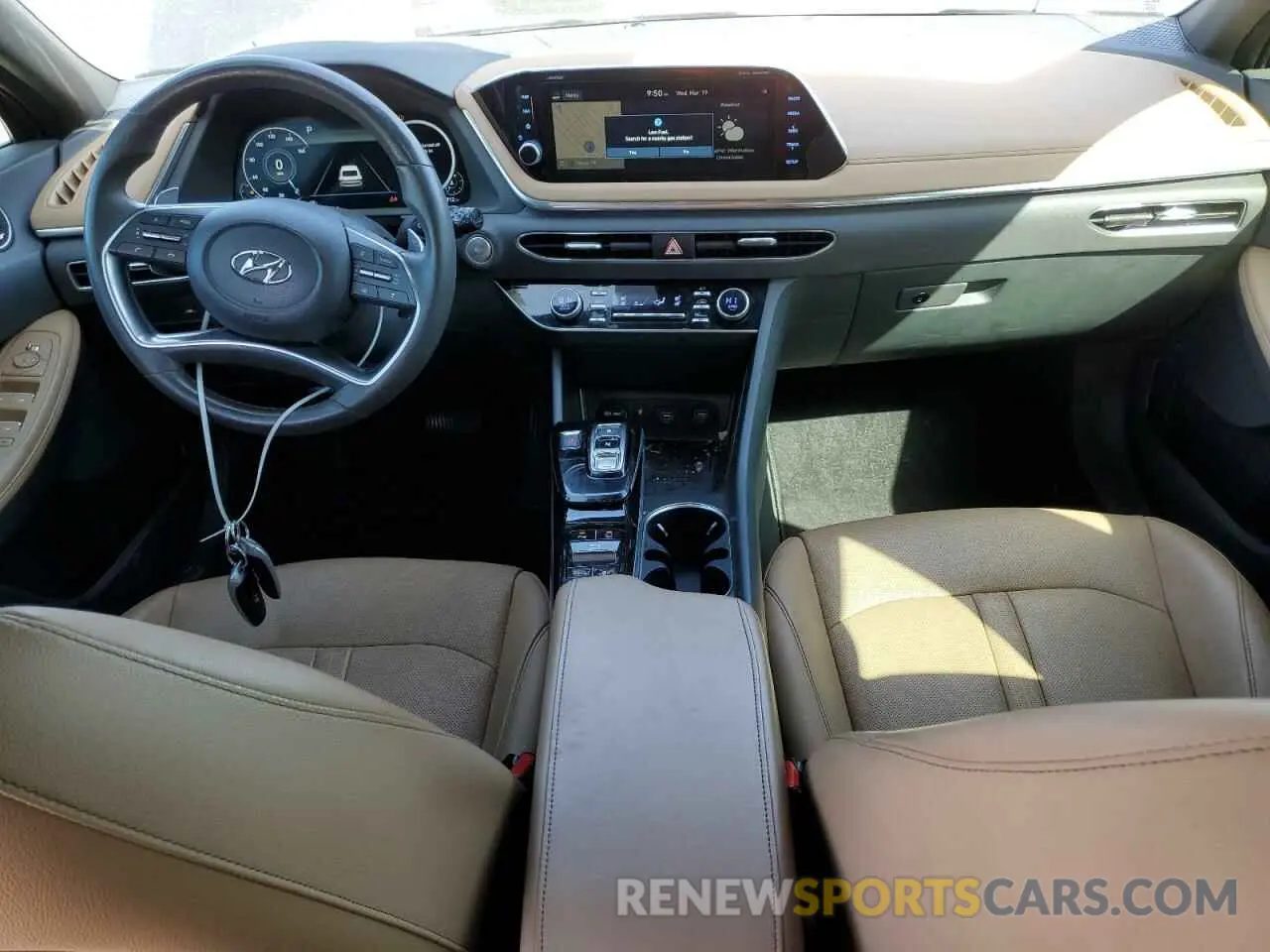 8 Photograph of a damaged car KMHL34J21NA167797 HYUNDAI SONATA 2022