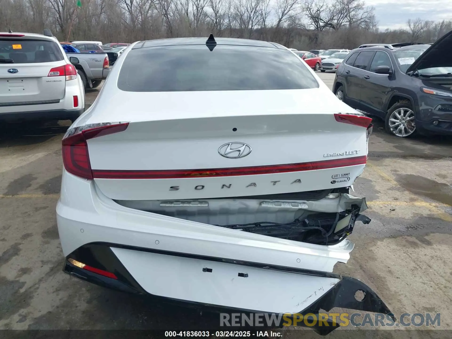 16 Photograph of a damaged car KMHL34J21NA227254 HYUNDAI SONATA 2022