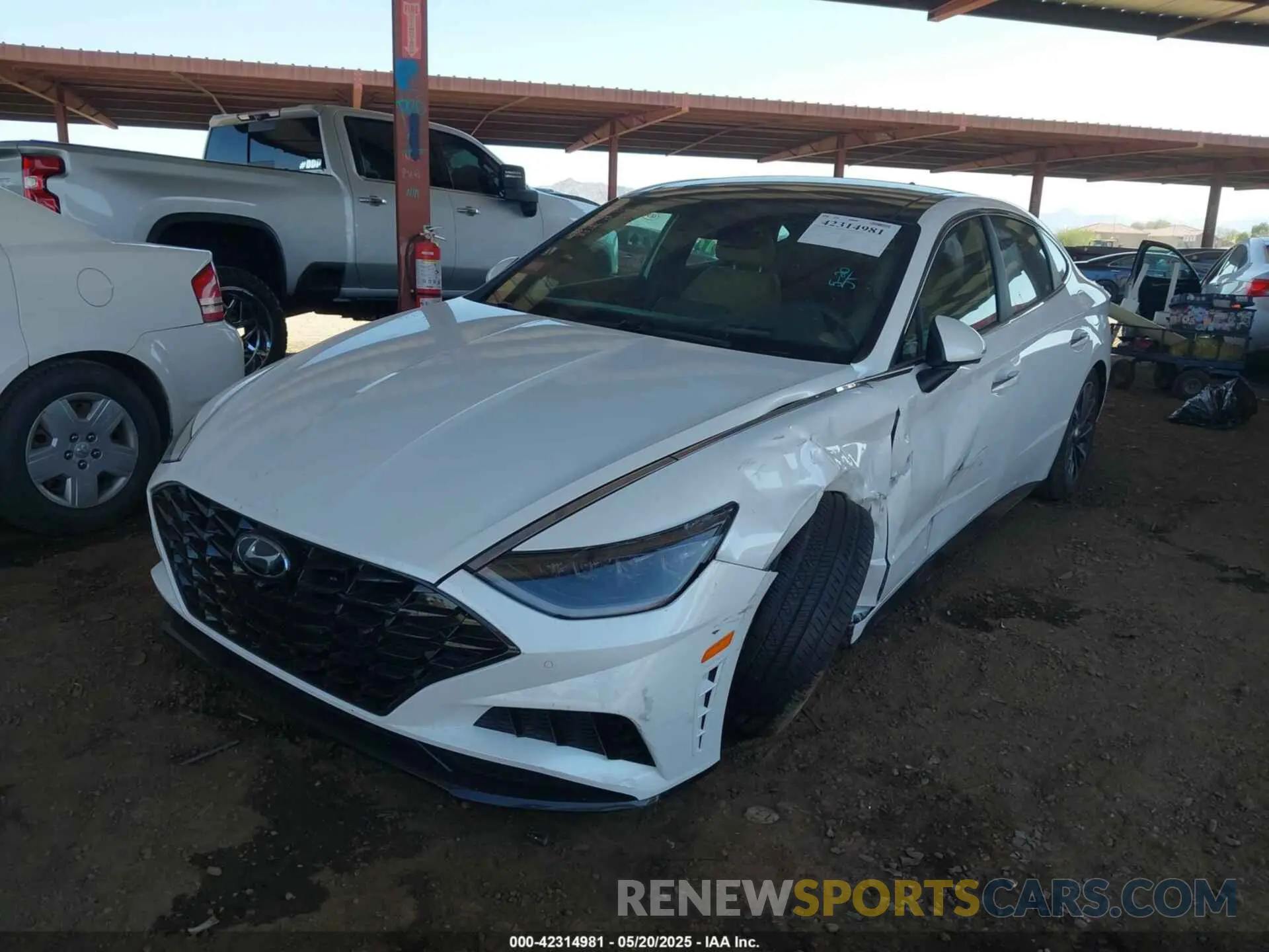 2 Photograph of a damaged car KMHL34J23NA168322 HYUNDAI SONATA 2022