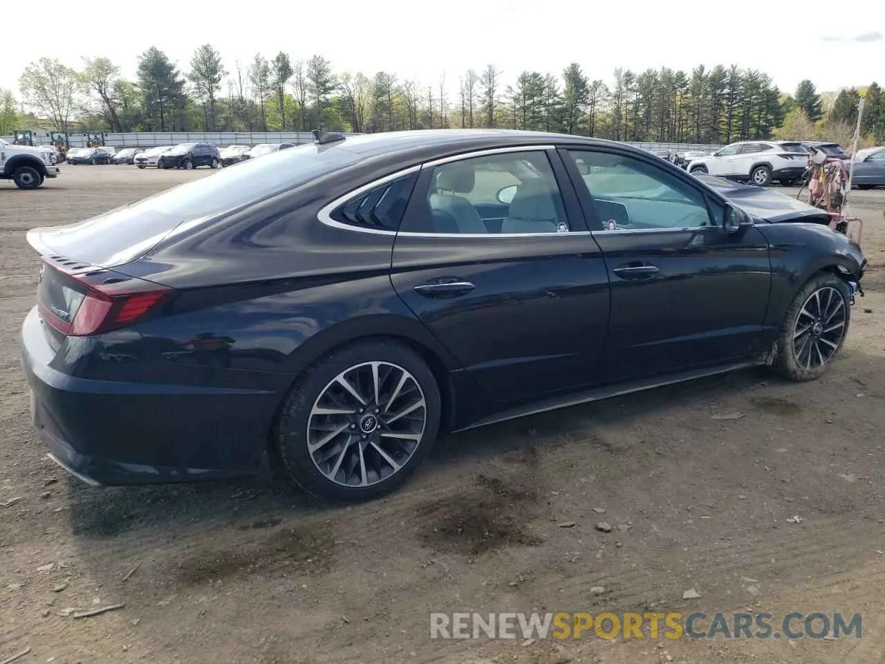 3 Photograph of a damaged car KMHL34J23NA179630 HYUNDAI SONATA 2022