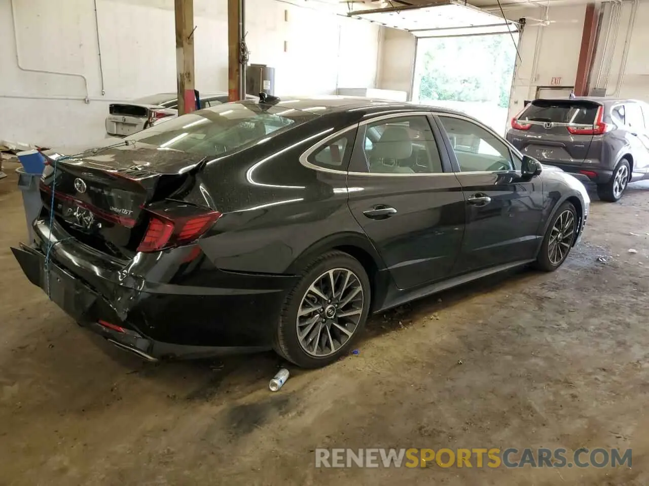 3 Photograph of a damaged car KMHL34J23NA180020 HYUNDAI SONATA 2022
