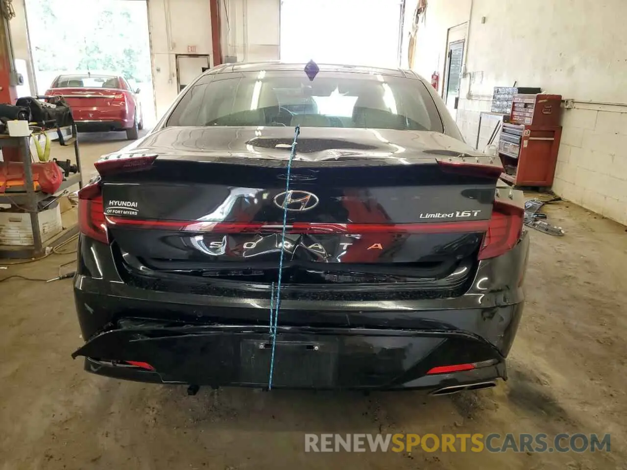 6 Photograph of a damaged car KMHL34J23NA180020 HYUNDAI SONATA 2022