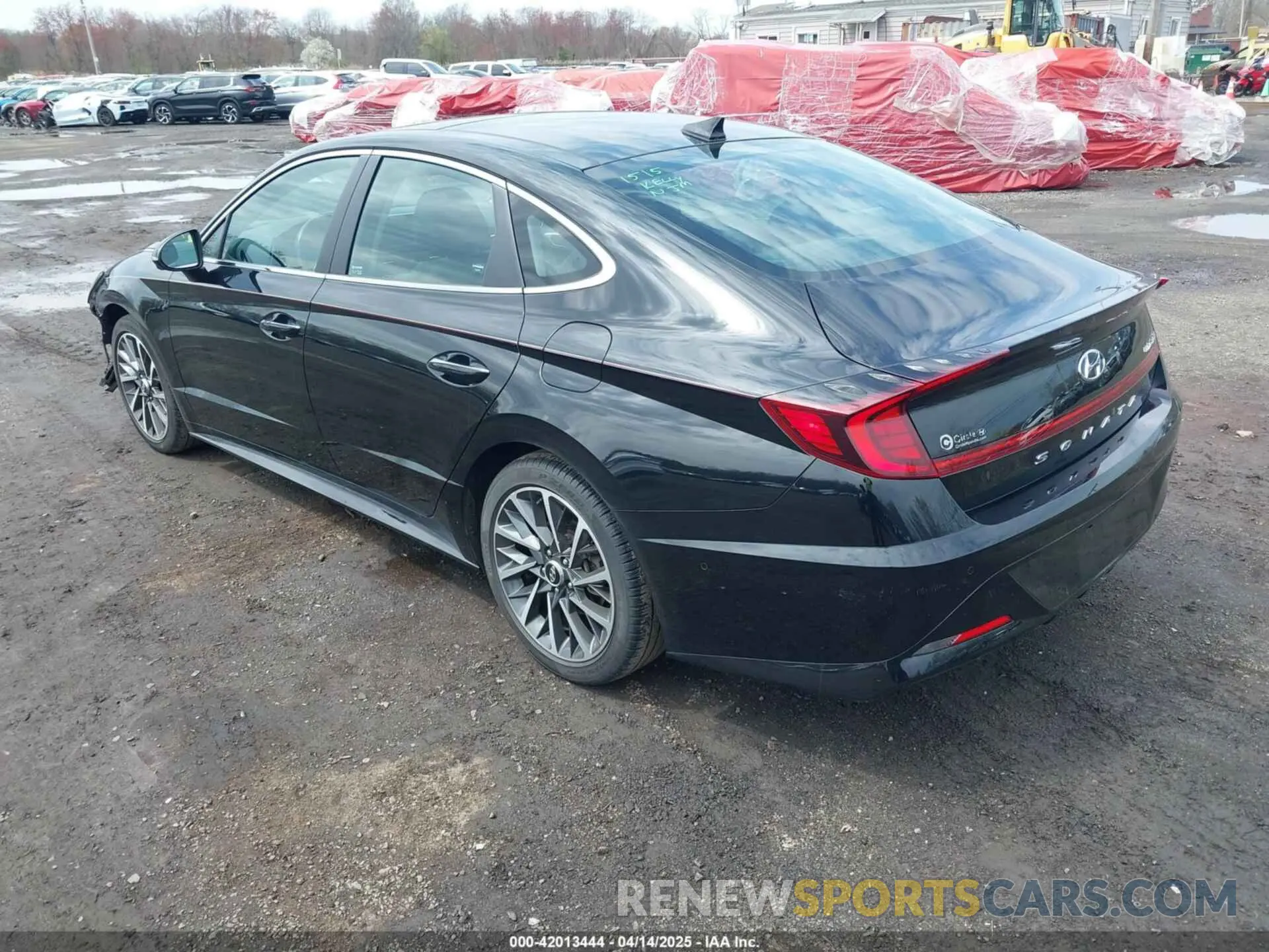 3 Photograph of a damaged car KMHL34J23NA203036 HYUNDAI SONATA 2022