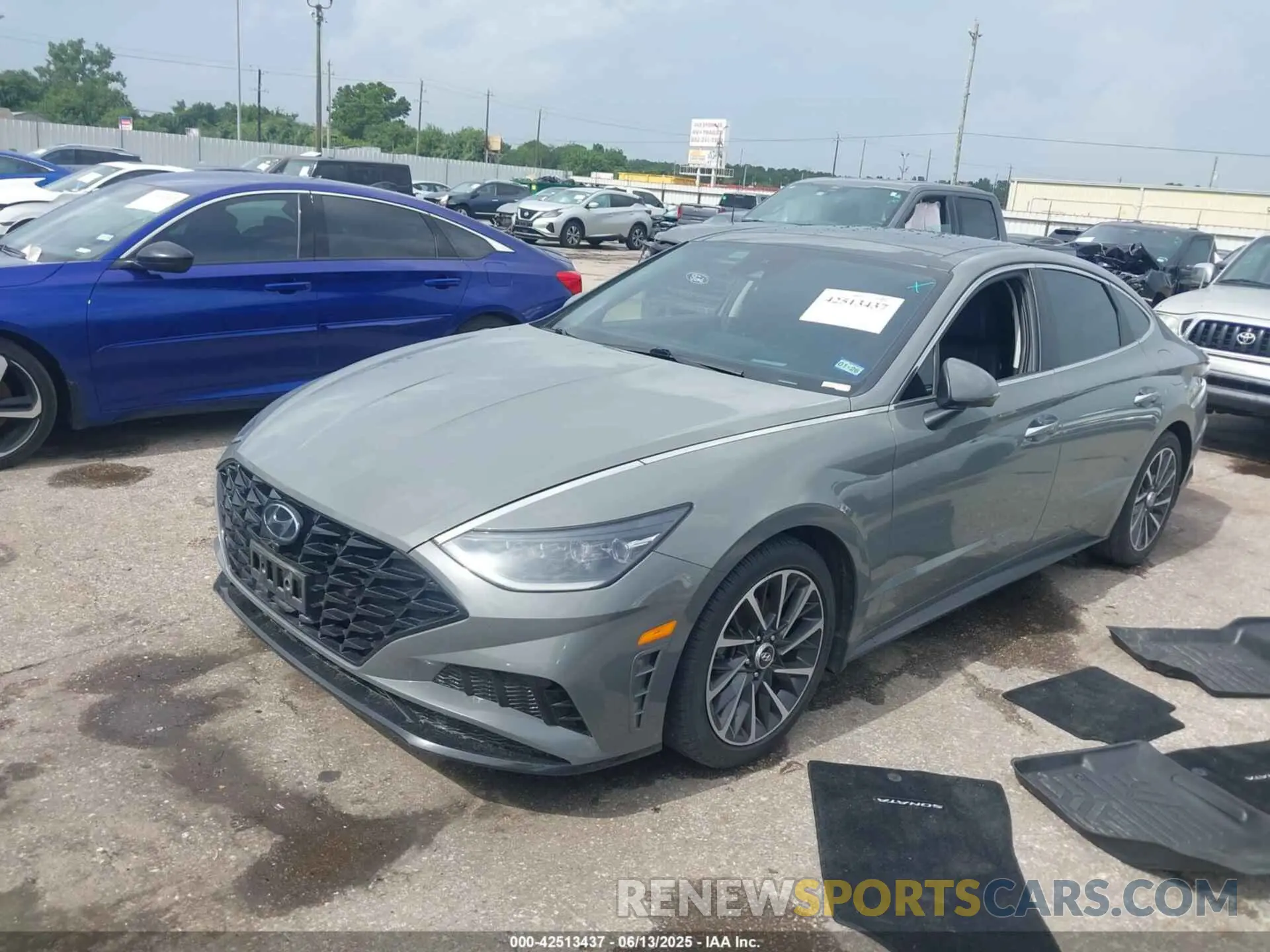 2 Photograph of a damaged car KMHL34J23NA222184 HYUNDAI SONATA 2022