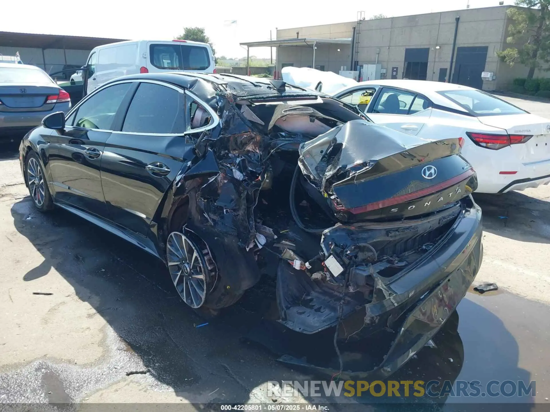 6 Photograph of a damaged car KMHL34J24NA187896 HYUNDAI SONATA 2022