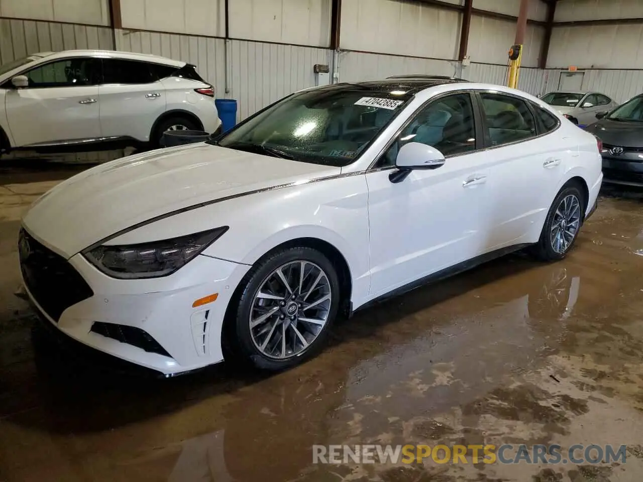 1 Photograph of a damaged car KMHL34J24NA222159 HYUNDAI SONATA 2022