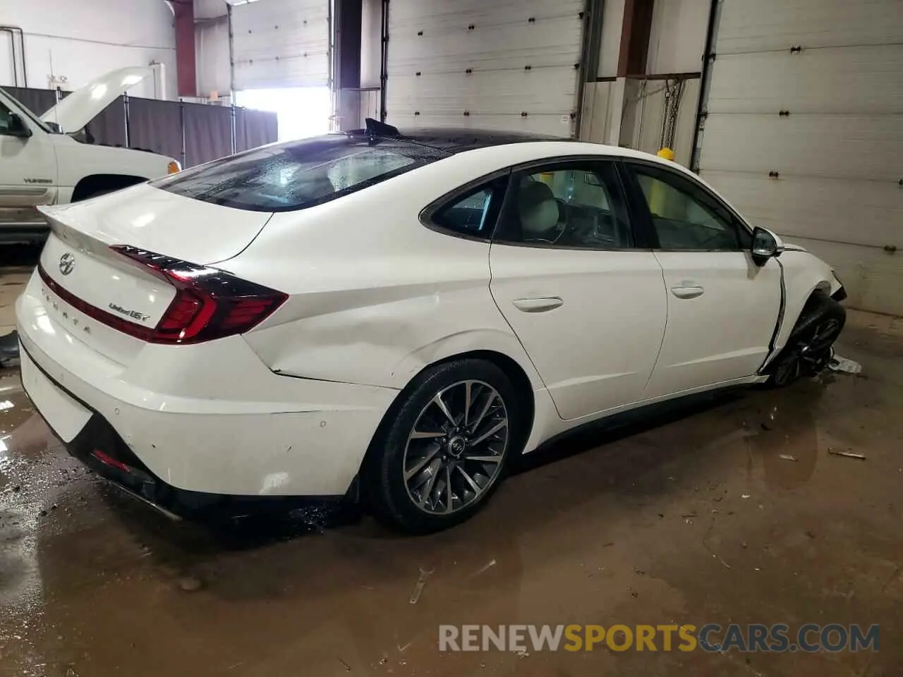 3 Photograph of a damaged car KMHL34J24NA222159 HYUNDAI SONATA 2022