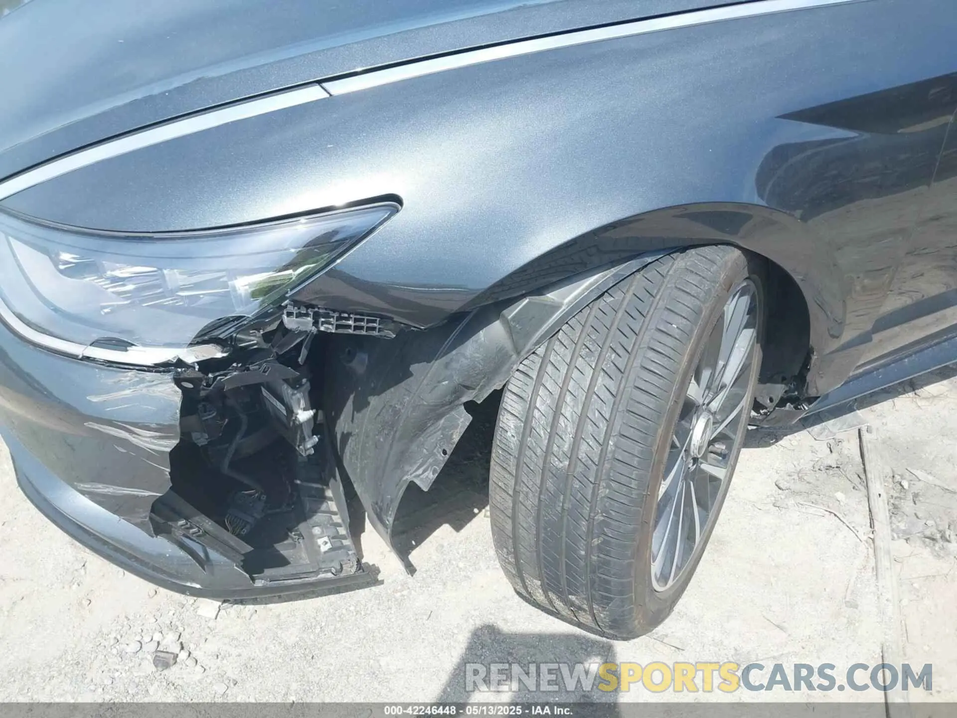 6 Photograph of a damaged car KMHL34J25NA206472 HYUNDAI SONATA 2022