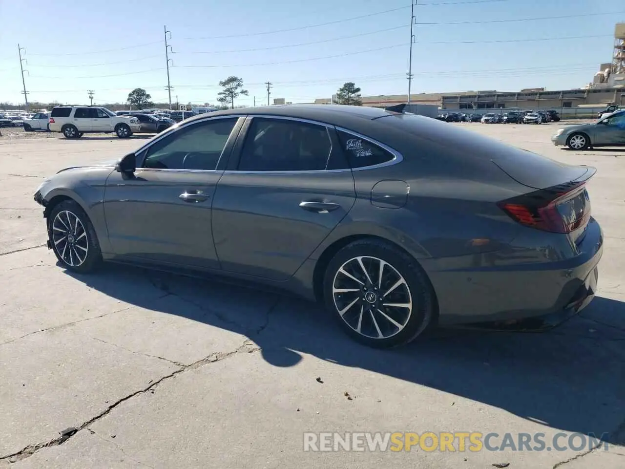 2 Photograph of a damaged car KMHL34J27NA243877 HYUNDAI SONATA 2022