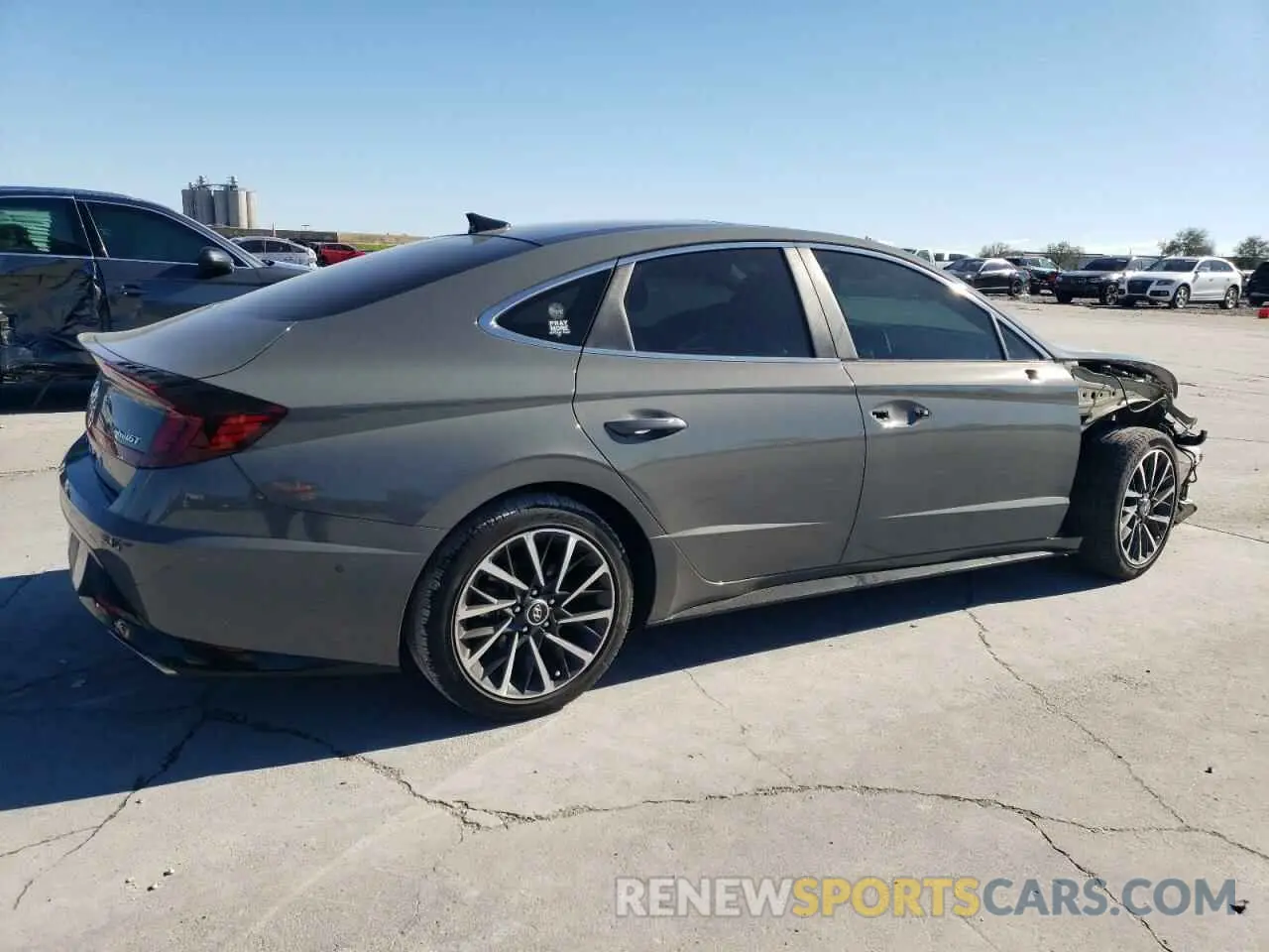 3 Photograph of a damaged car KMHL34J27NA243877 HYUNDAI SONATA 2022
