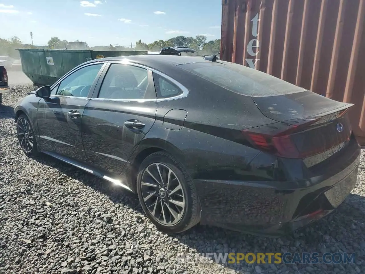 2 Photograph of a damaged car KMHL34J28NA194270 HYUNDAI SONATA 2022