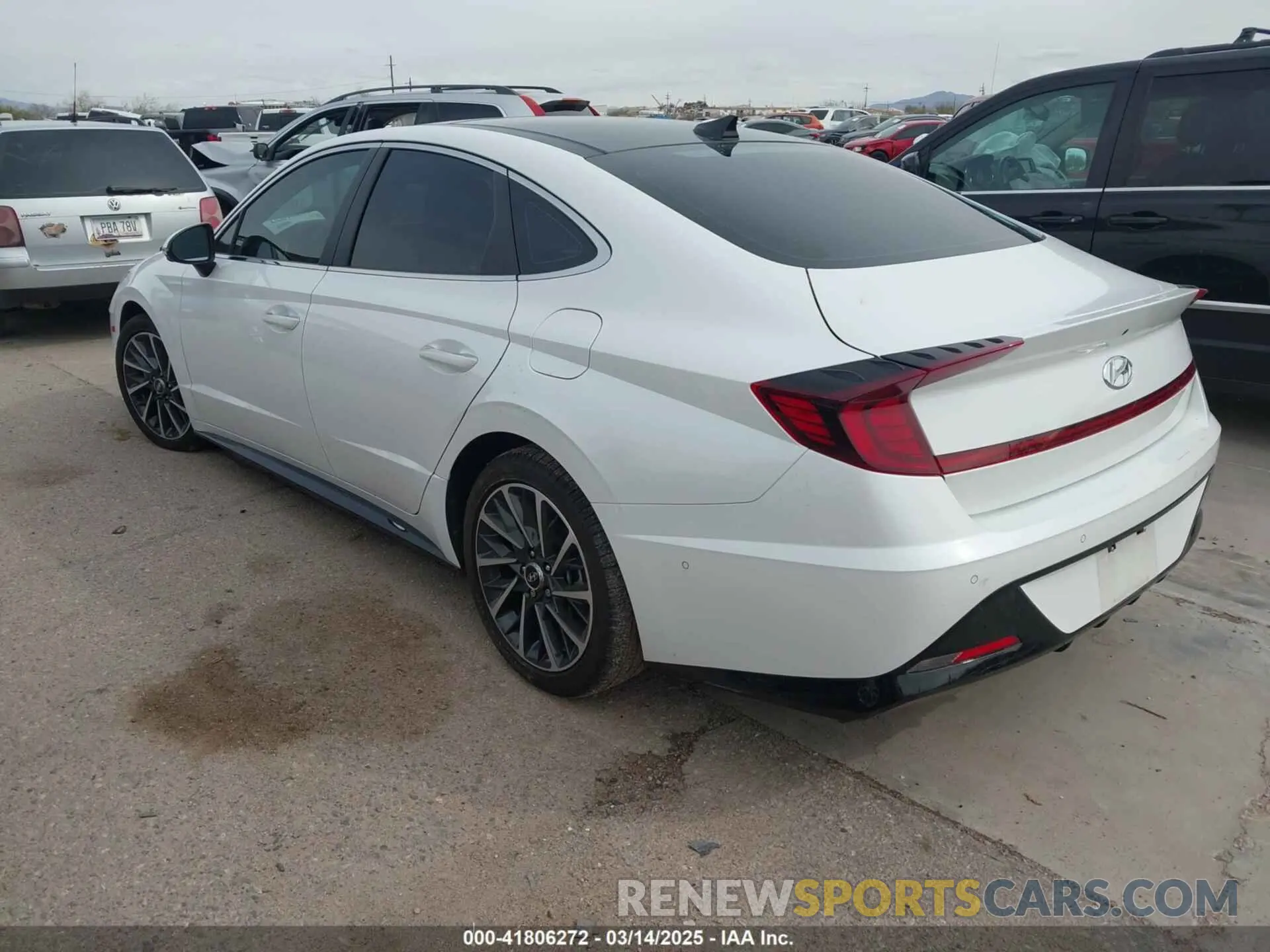 3 Photograph of a damaged car KMHL34J28NA200892 HYUNDAI SONATA 2022