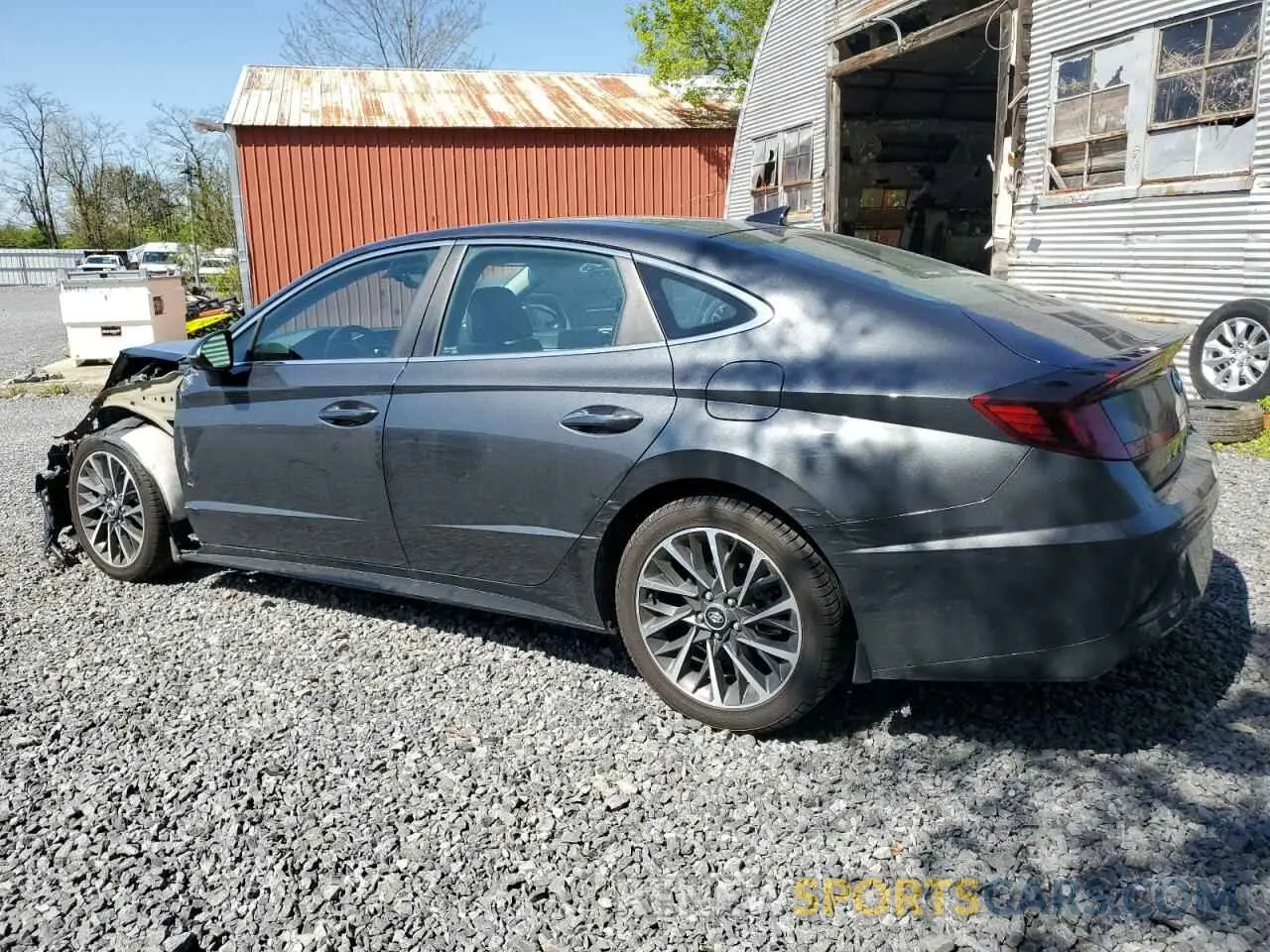 2 Photograph of a damaged car KMHL34J28NA232449 HYUNDAI SONATA 2022