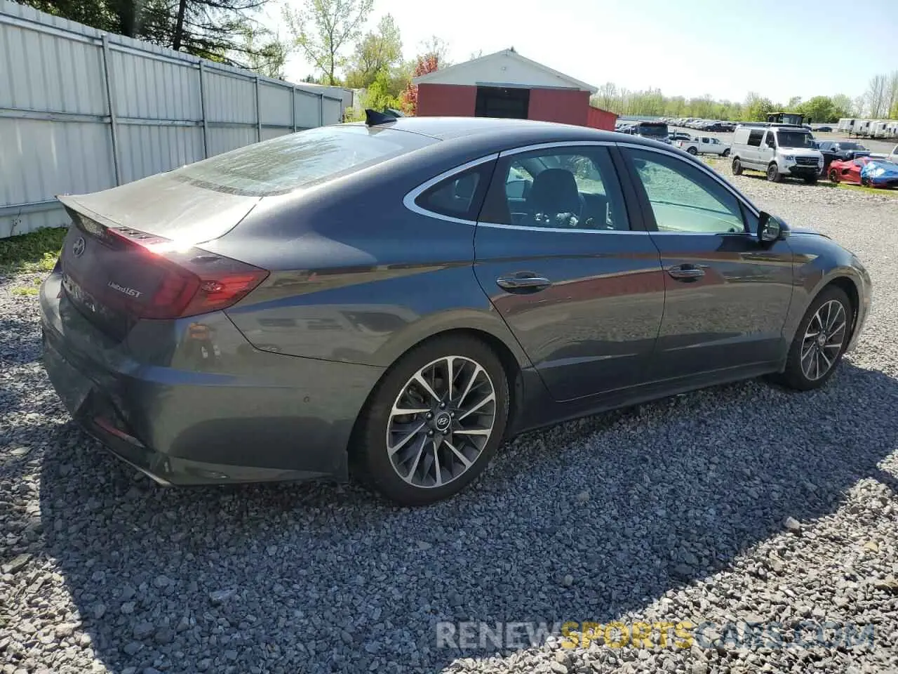 3 Photograph of a damaged car KMHL34J28NA232449 HYUNDAI SONATA 2022