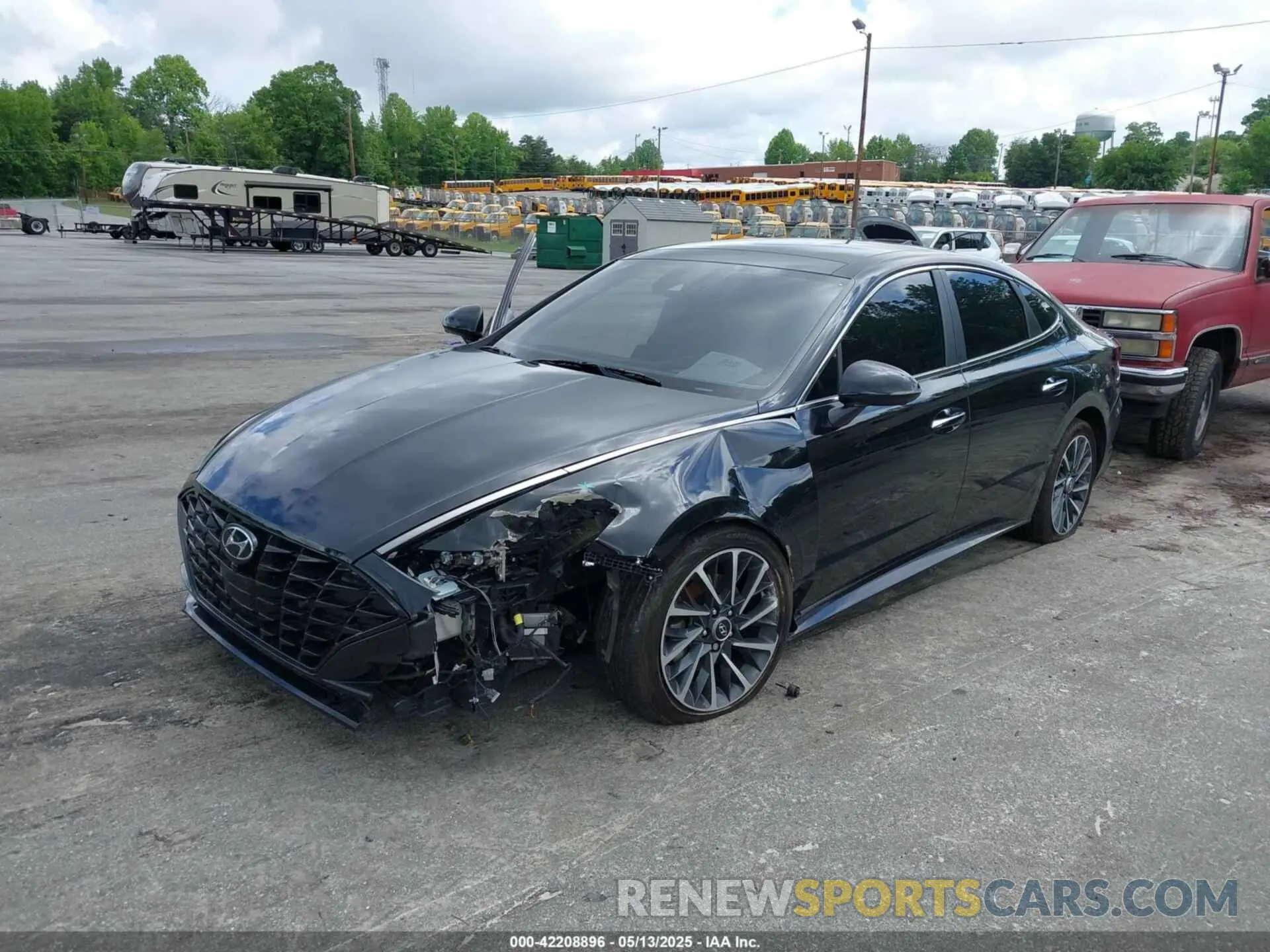 2 Photograph of a damaged car KMHL34J29NA167918 HYUNDAI SONATA 2022