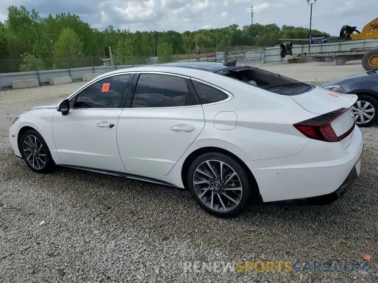 2 Photograph of a damaged car KMHL34J29NA197274 HYUNDAI SONATA 2022