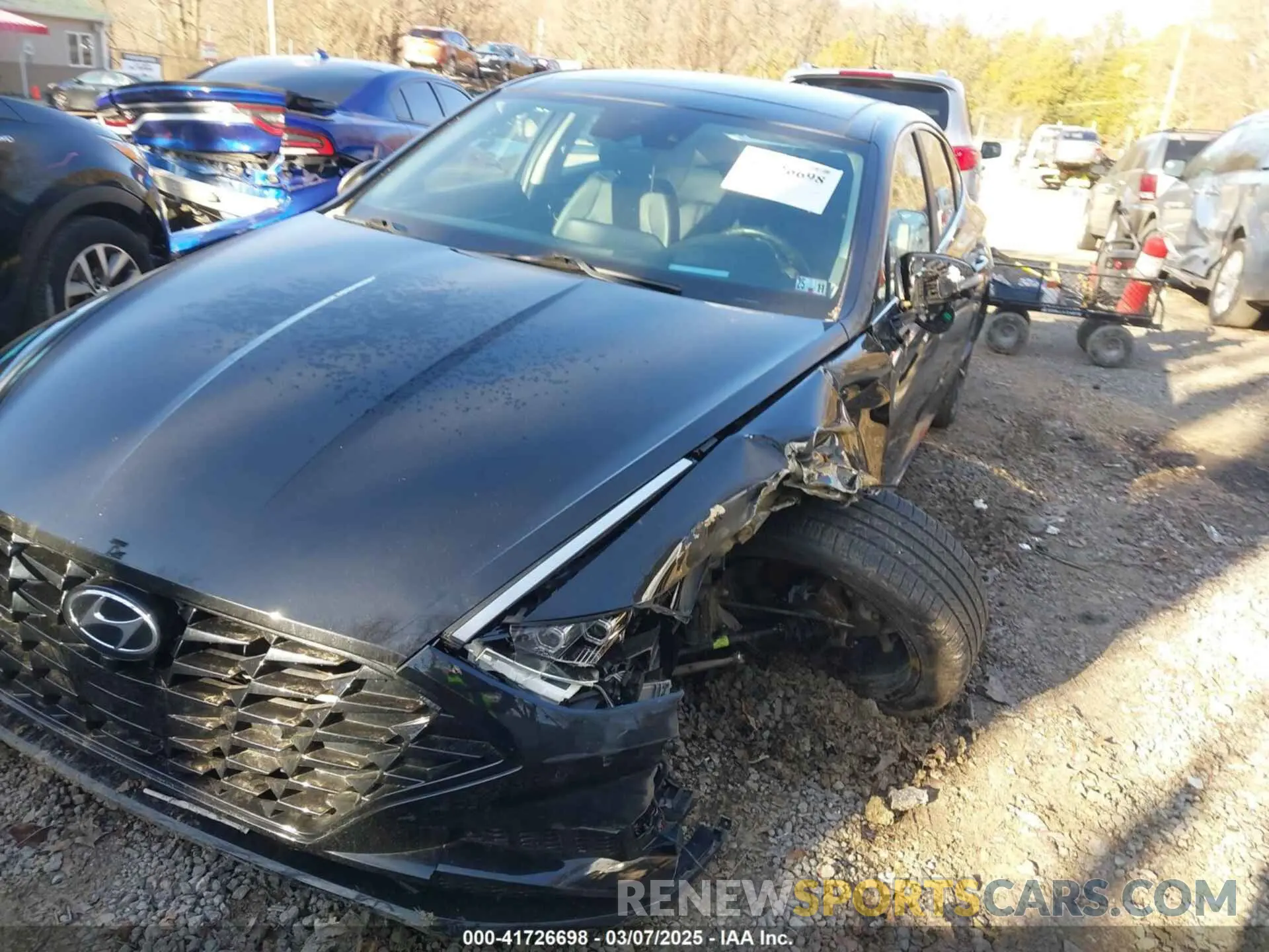 22 Photograph of a damaged car KMHL34J29NA213375 HYUNDAI SONATA 2022