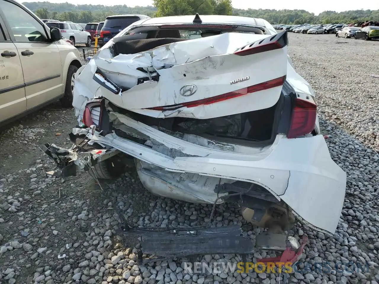 6 Photograph of a damaged car KMHL34J2XNA181746 HYUNDAI SONATA 2022