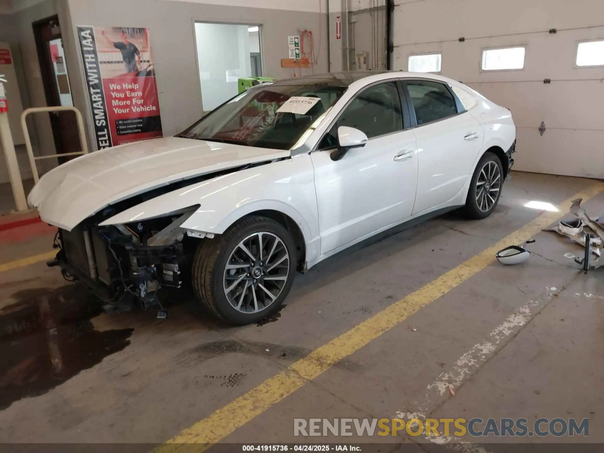 2 Photograph of a damaged car KMHL34J2XNA193542 HYUNDAI SONATA 2022