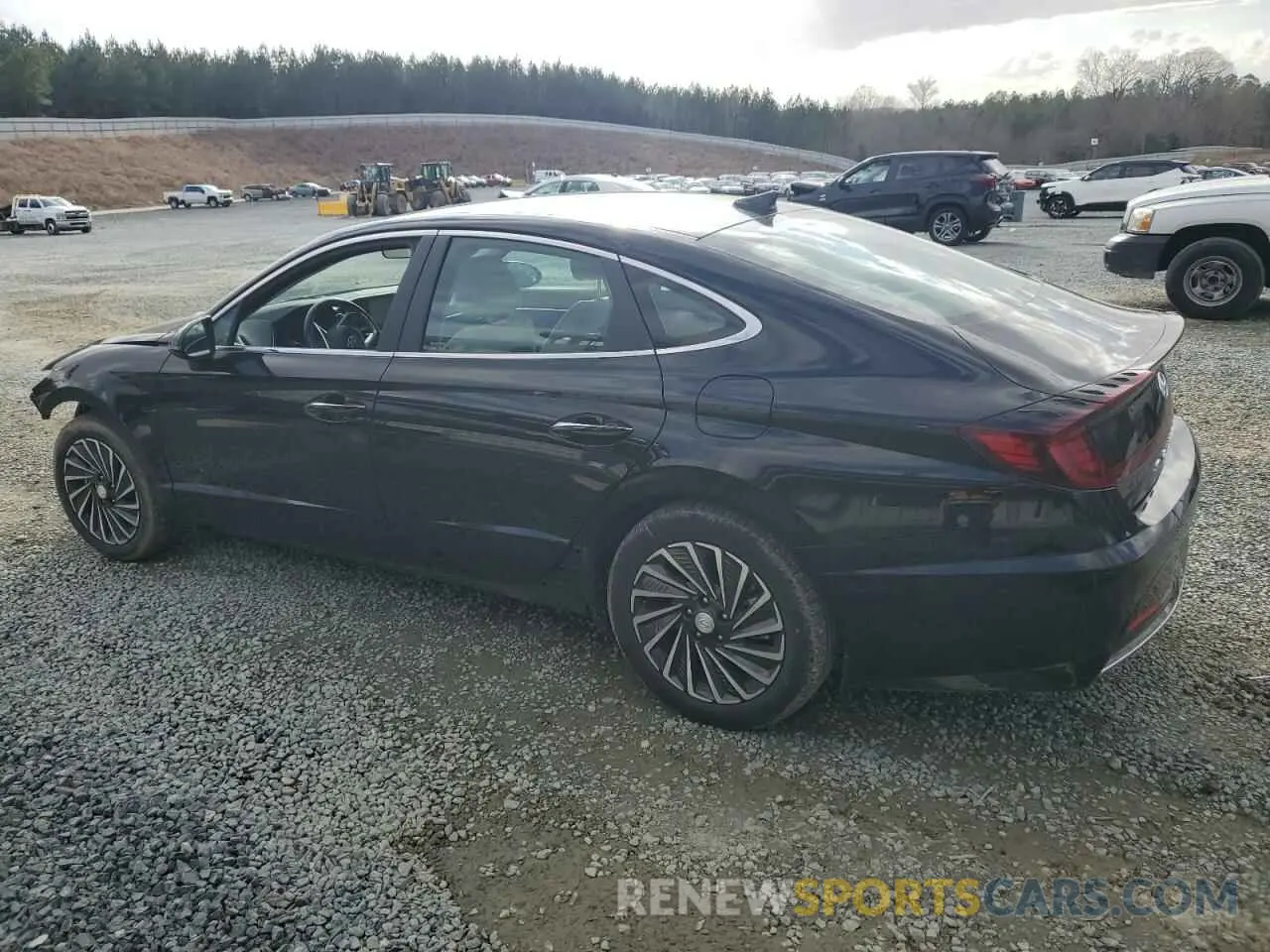 2 Photograph of a damaged car KMHL34JJ3NA045949 HYUNDAI SONATA 2022