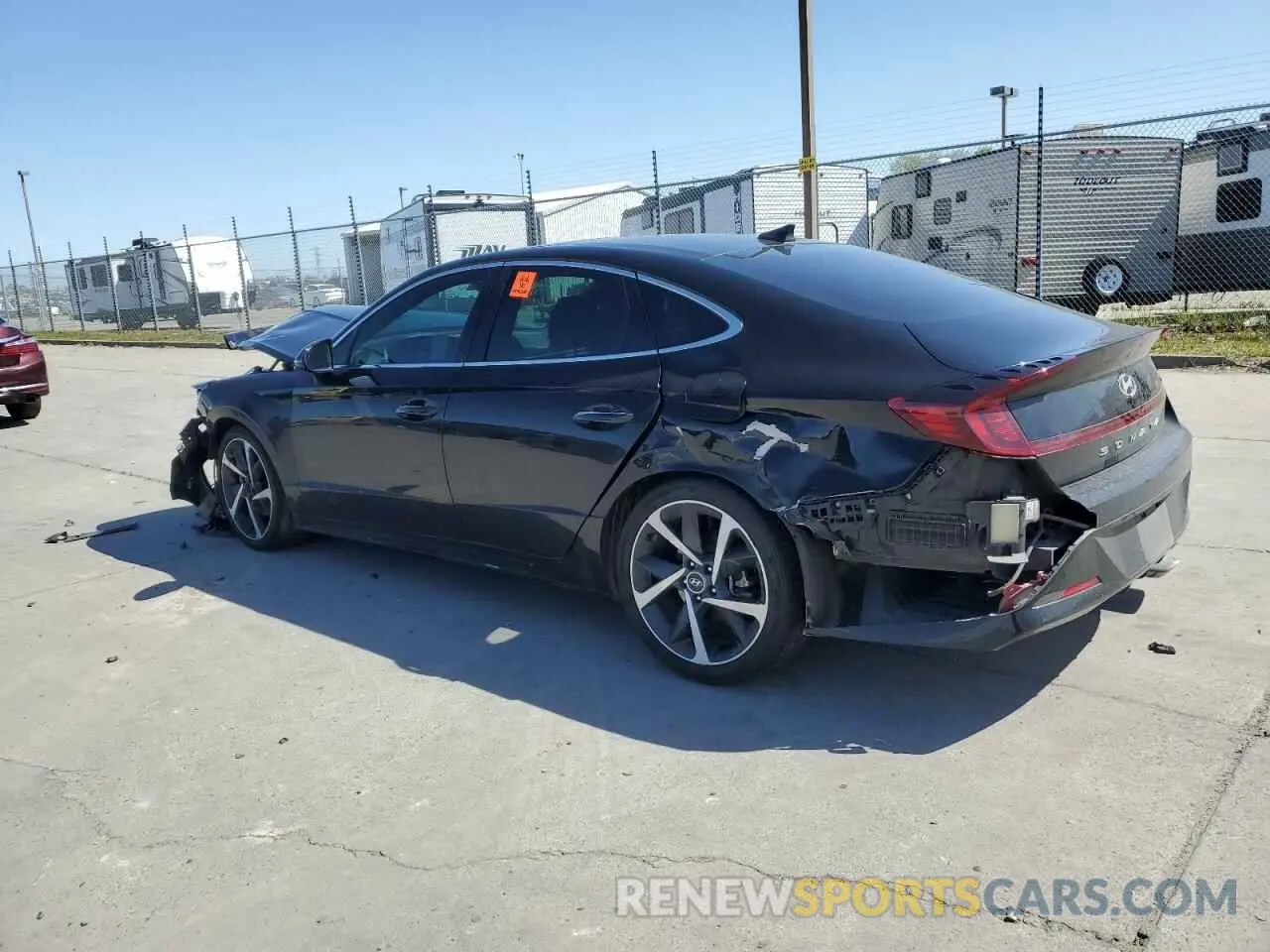 2 Photograph of a damaged car KMHL44J22NA223257 HYUNDAI SONATA 2022