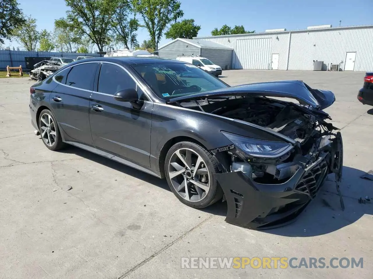 4 Photograph of a damaged car KMHL44J22NA223257 HYUNDAI SONATA 2022