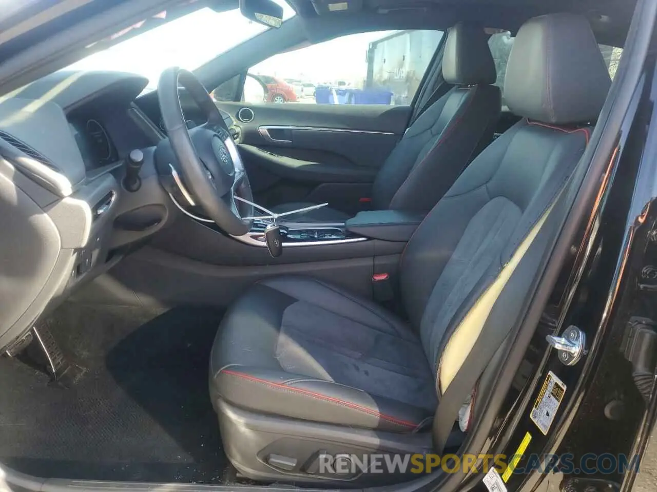 7 Photograph of a damaged car KMHL44J23NA235014 HYUNDAI SONATA 2022