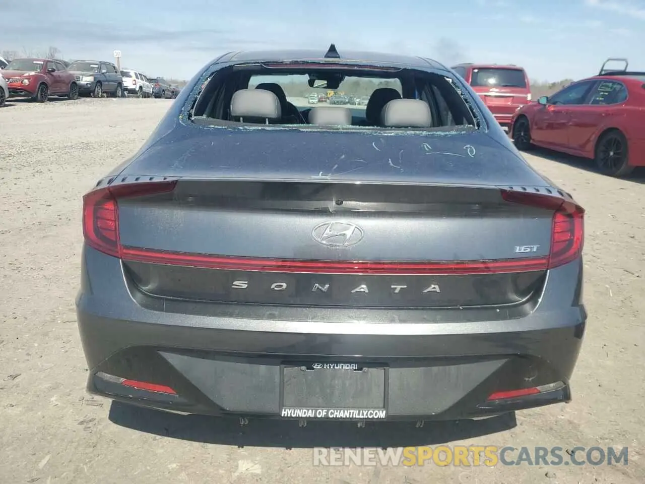 6 Photograph of a damaged car KMHL44J27NA237719 HYUNDAI SONATA 2022