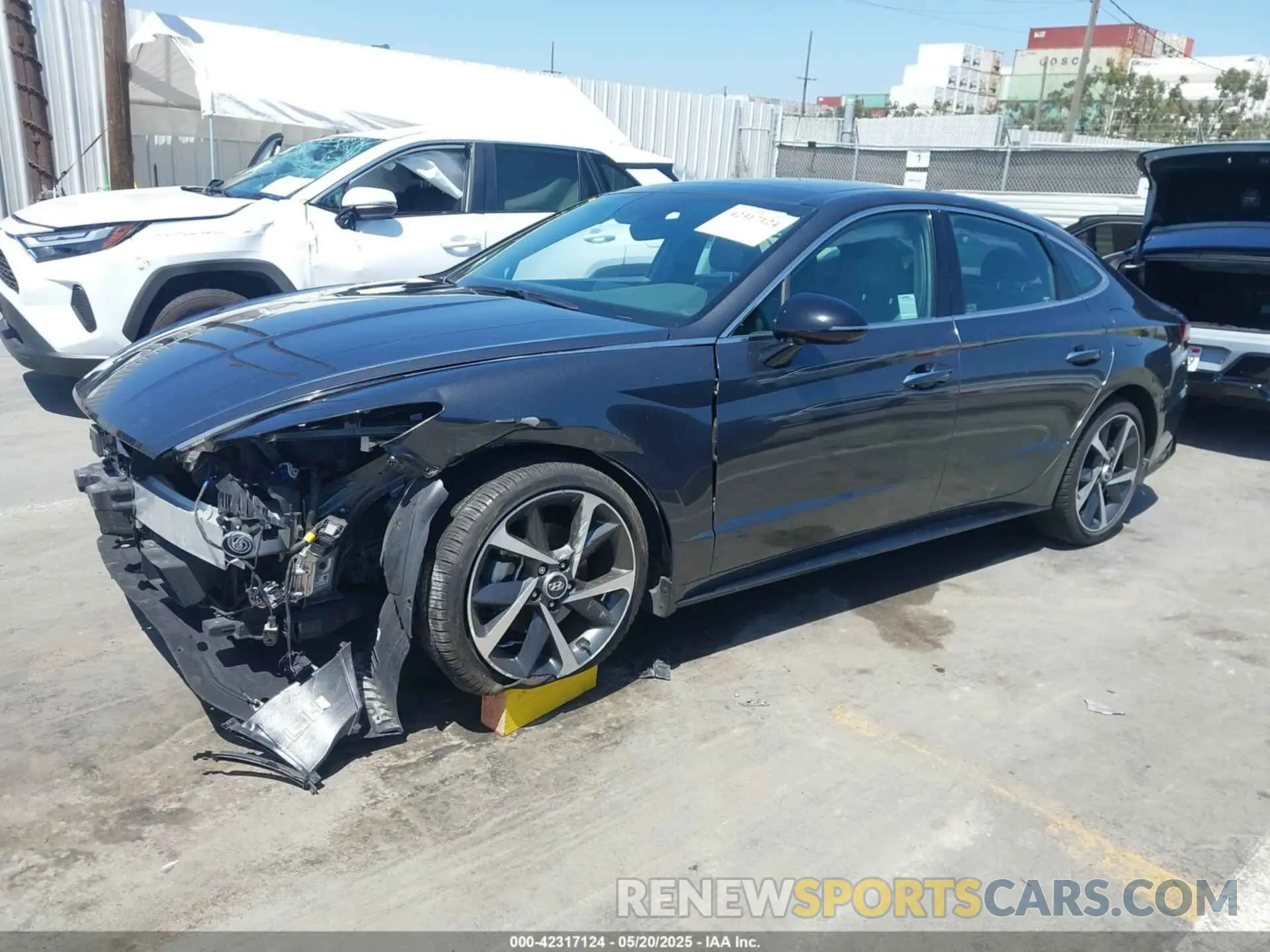 2 Photograph of a damaged car KMHL44J28NA235994 HYUNDAI SONATA 2022