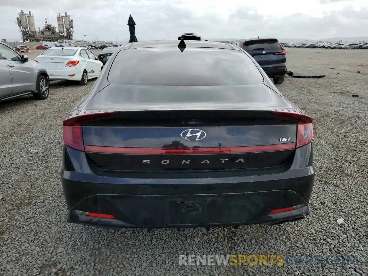 6 Photograph of a damaged car KMHL44J29NA209579 HYUNDAI SONATA 2022