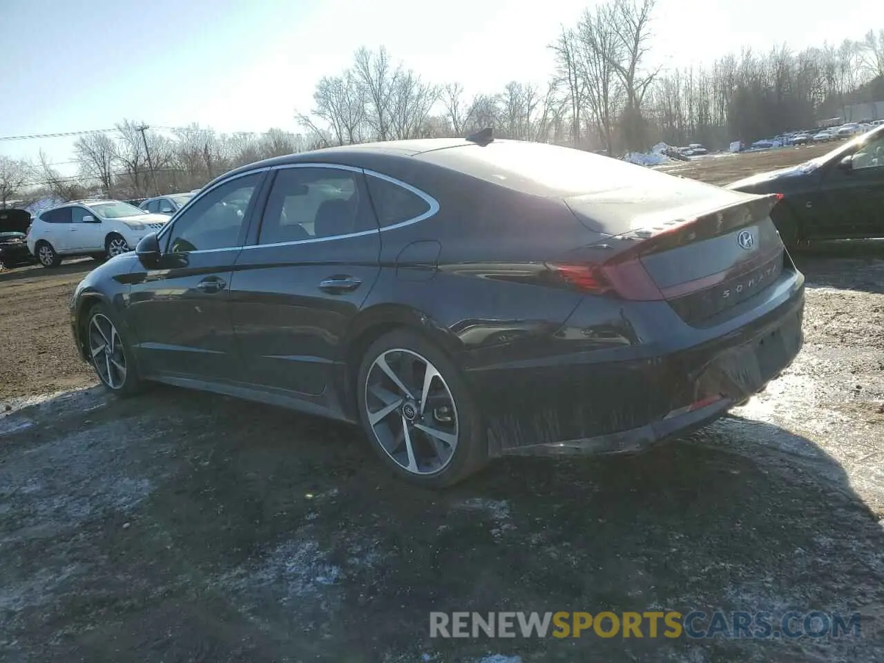 2 Photograph of a damaged car KMHL44J29NA239049 HYUNDAI SONATA 2022