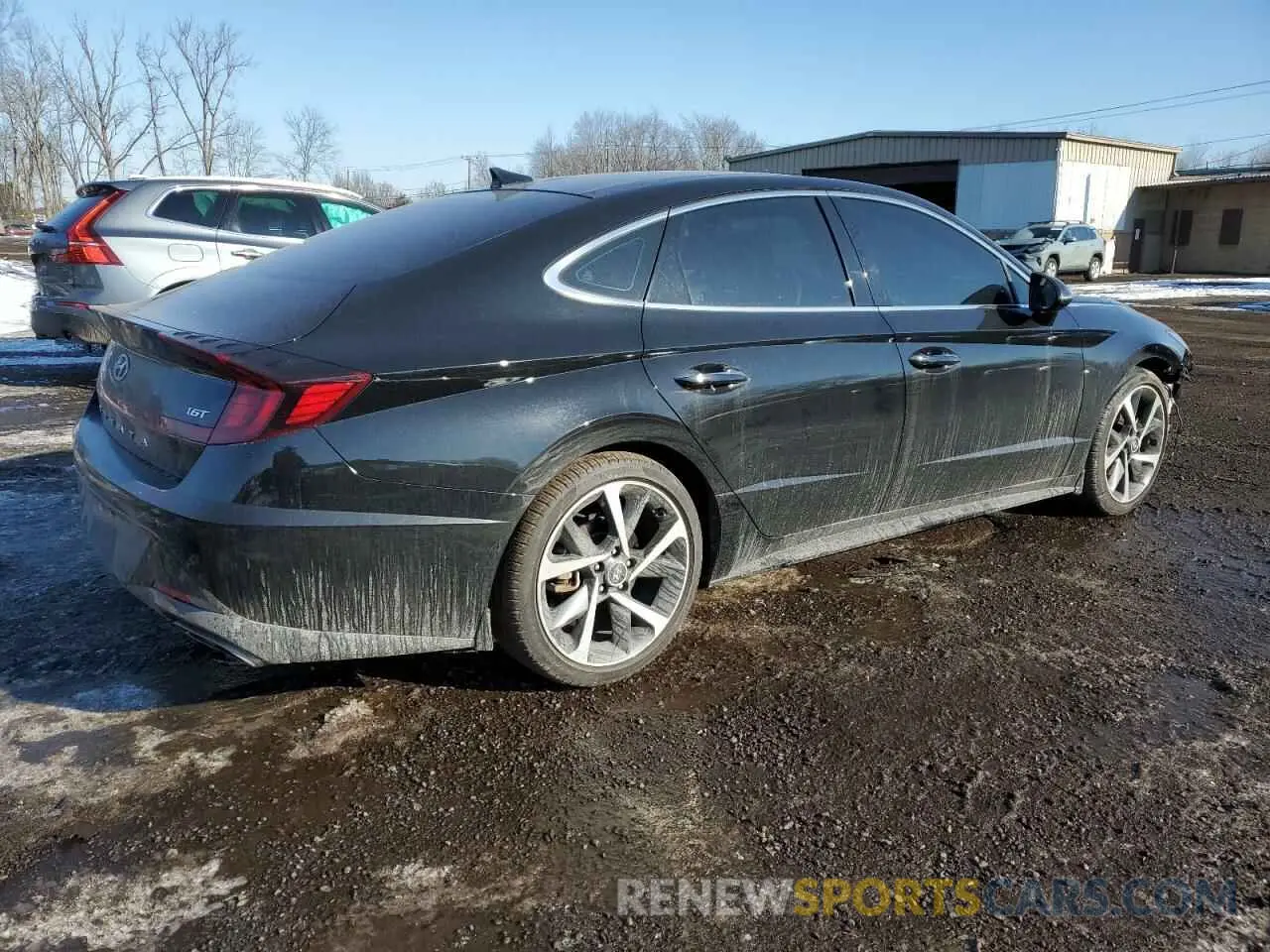 3 Photograph of a damaged car KMHL44J29NA239049 HYUNDAI SONATA 2022