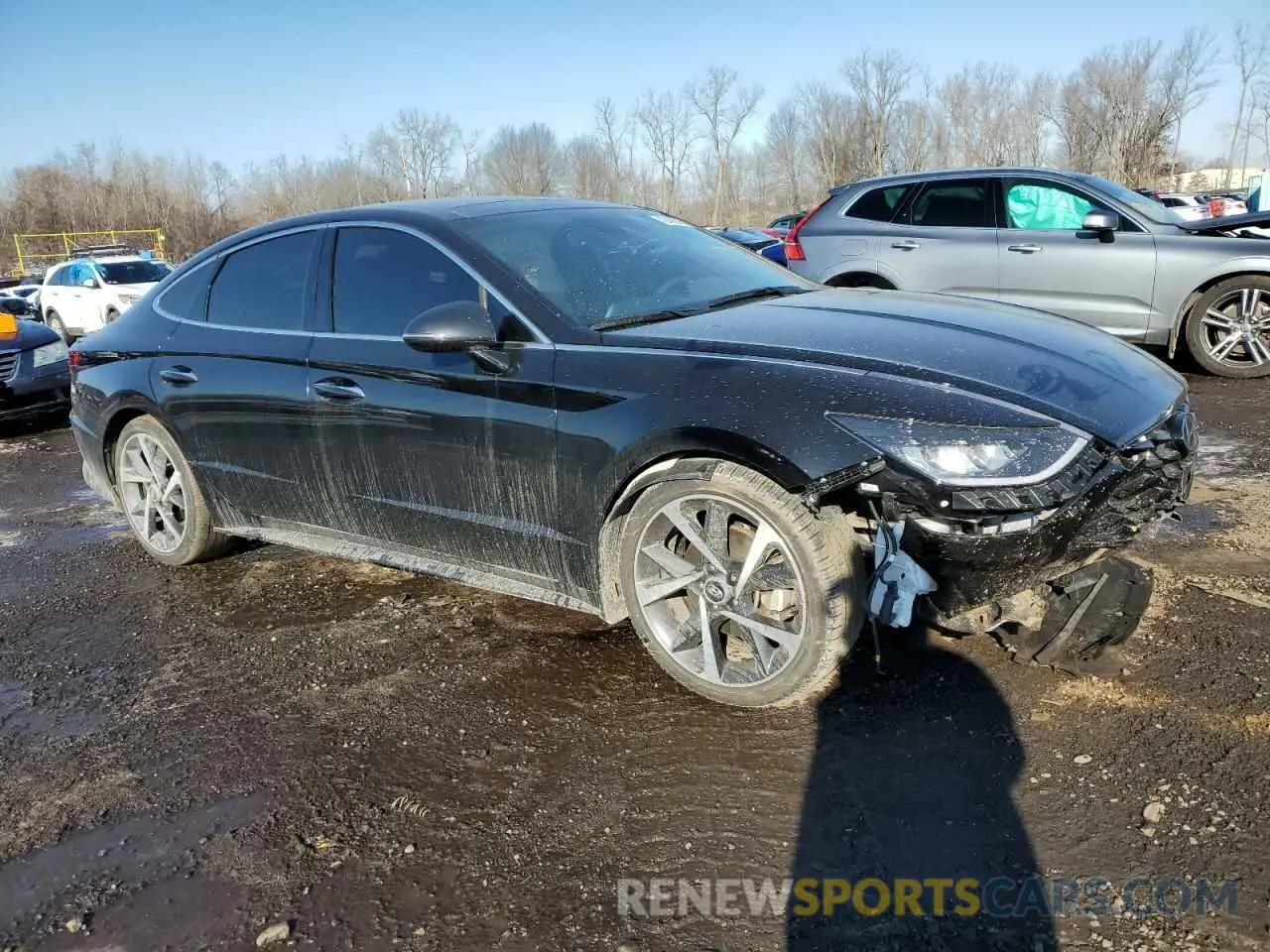 4 Photograph of a damaged car KMHL44J29NA239049 HYUNDAI SONATA 2022