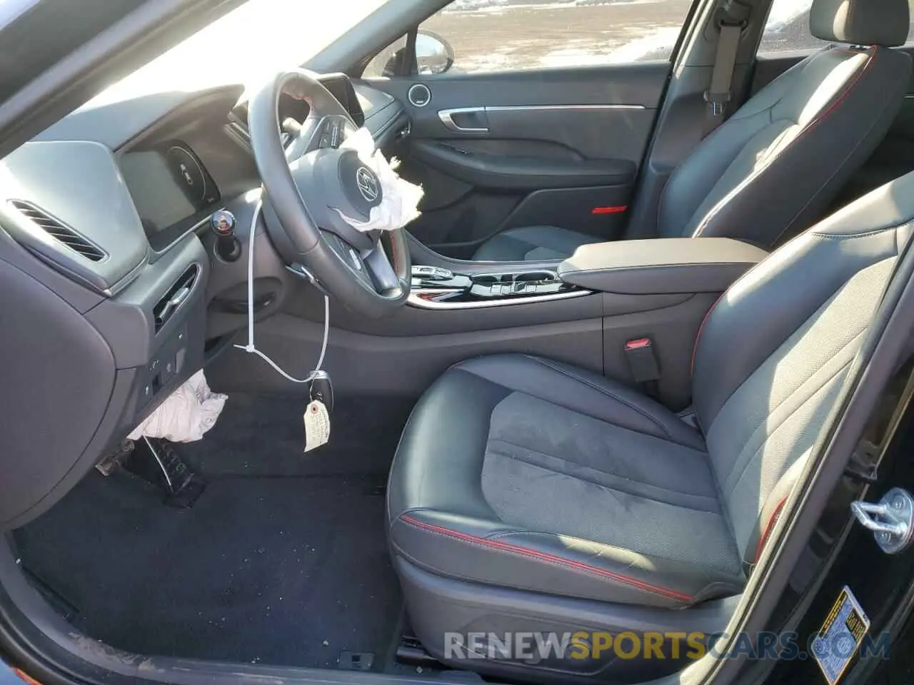 7 Photograph of a damaged car KMHL44J29NA239049 HYUNDAI SONATA 2022