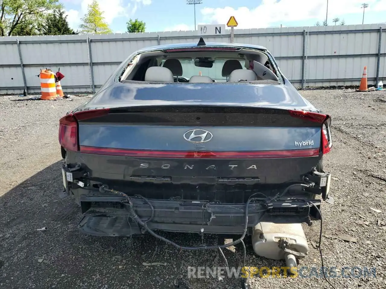 6 Photograph of a damaged car KMHL54JJ7NA051487 HYUNDAI SONATA 2022