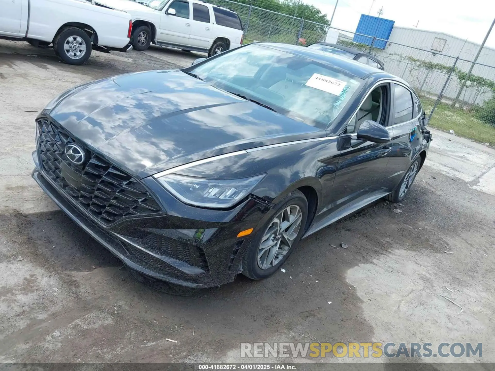 2 Photograph of a damaged car KMHL64JA2NA217007 HYUNDAI SONATA 2022
