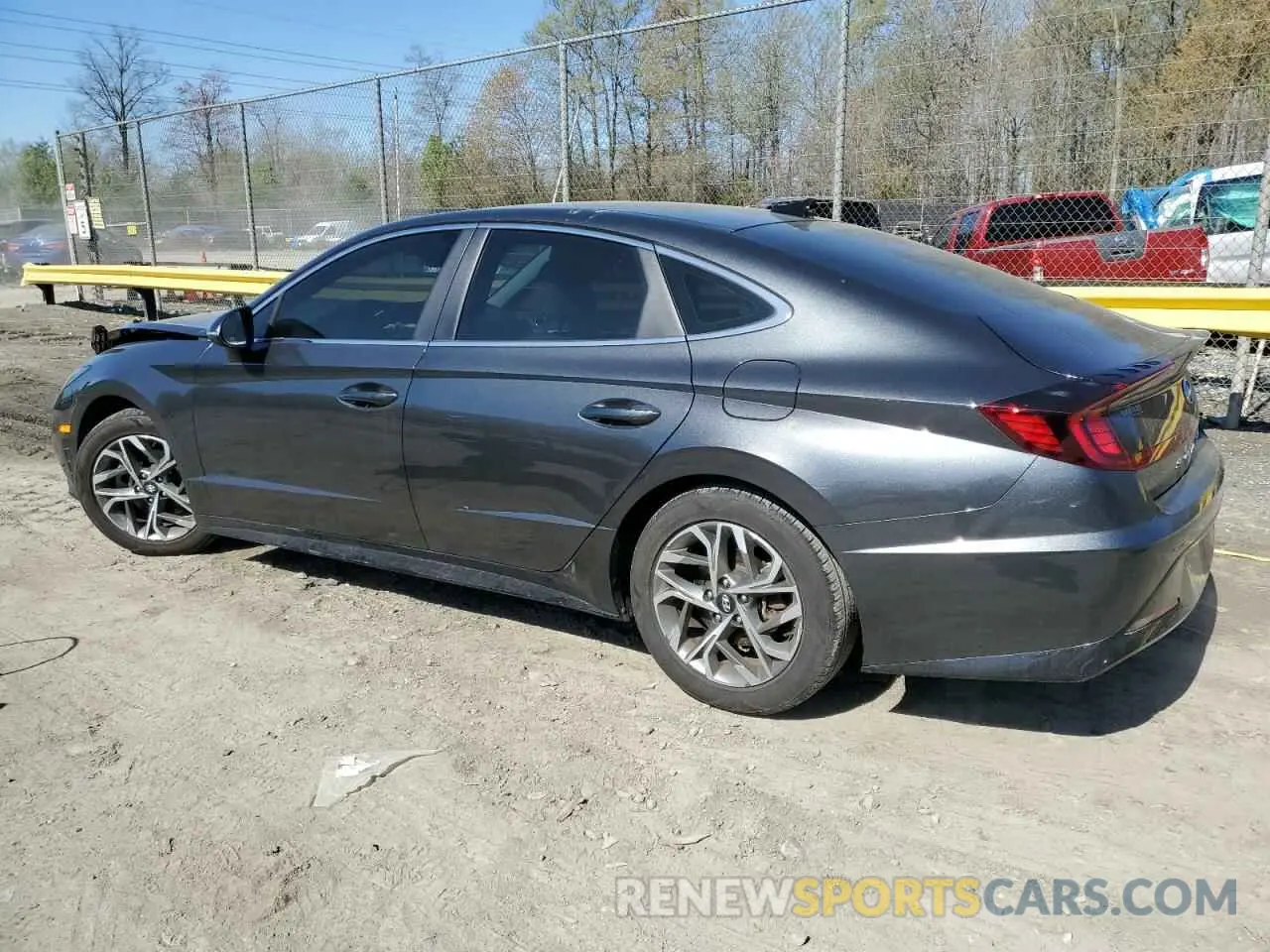 2 Photograph of a damaged car KMHL64JA3NA201379 HYUNDAI SONATA 2022