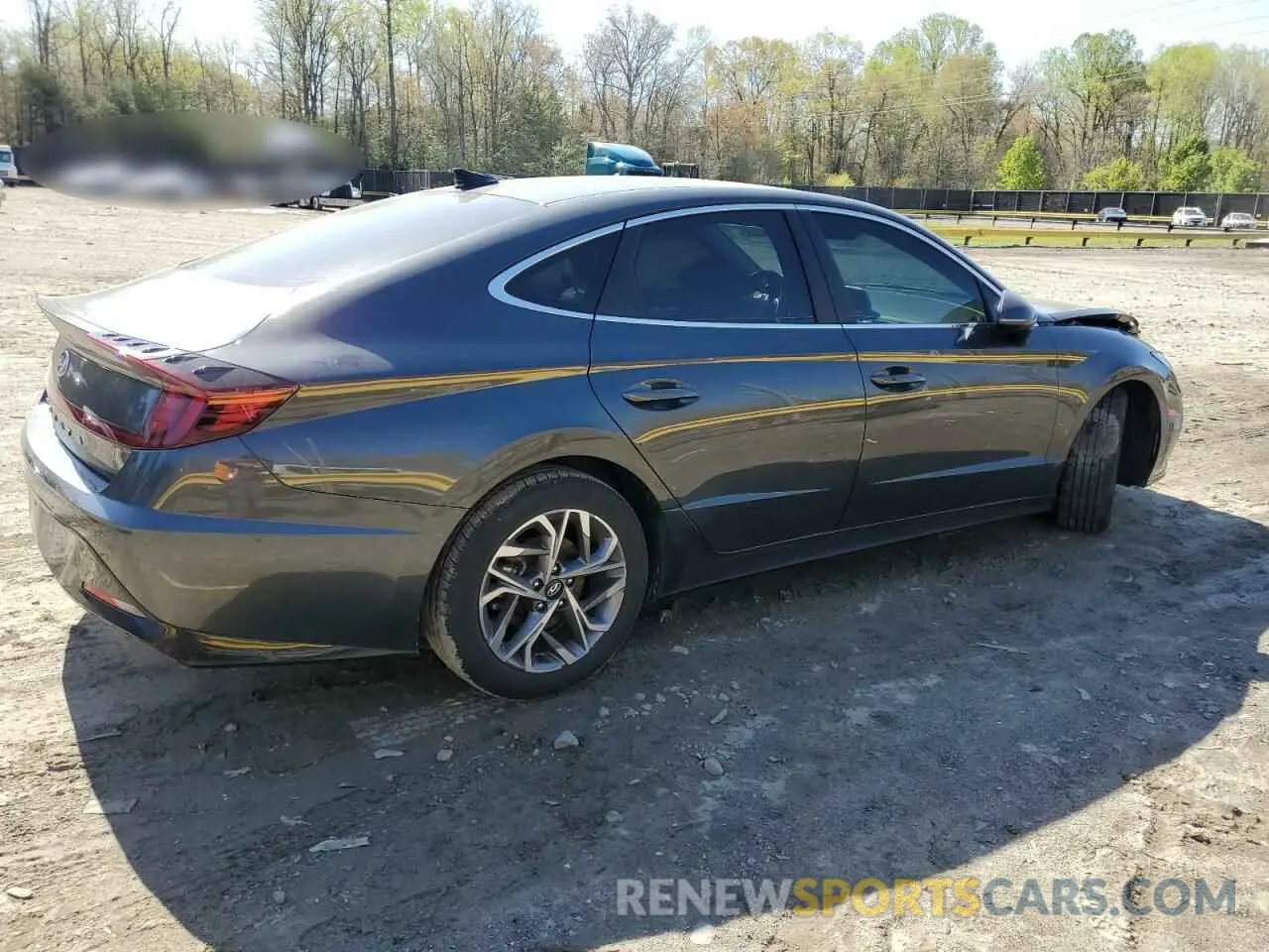 3 Photograph of a damaged car KMHL64JA3NA201379 HYUNDAI SONATA 2022