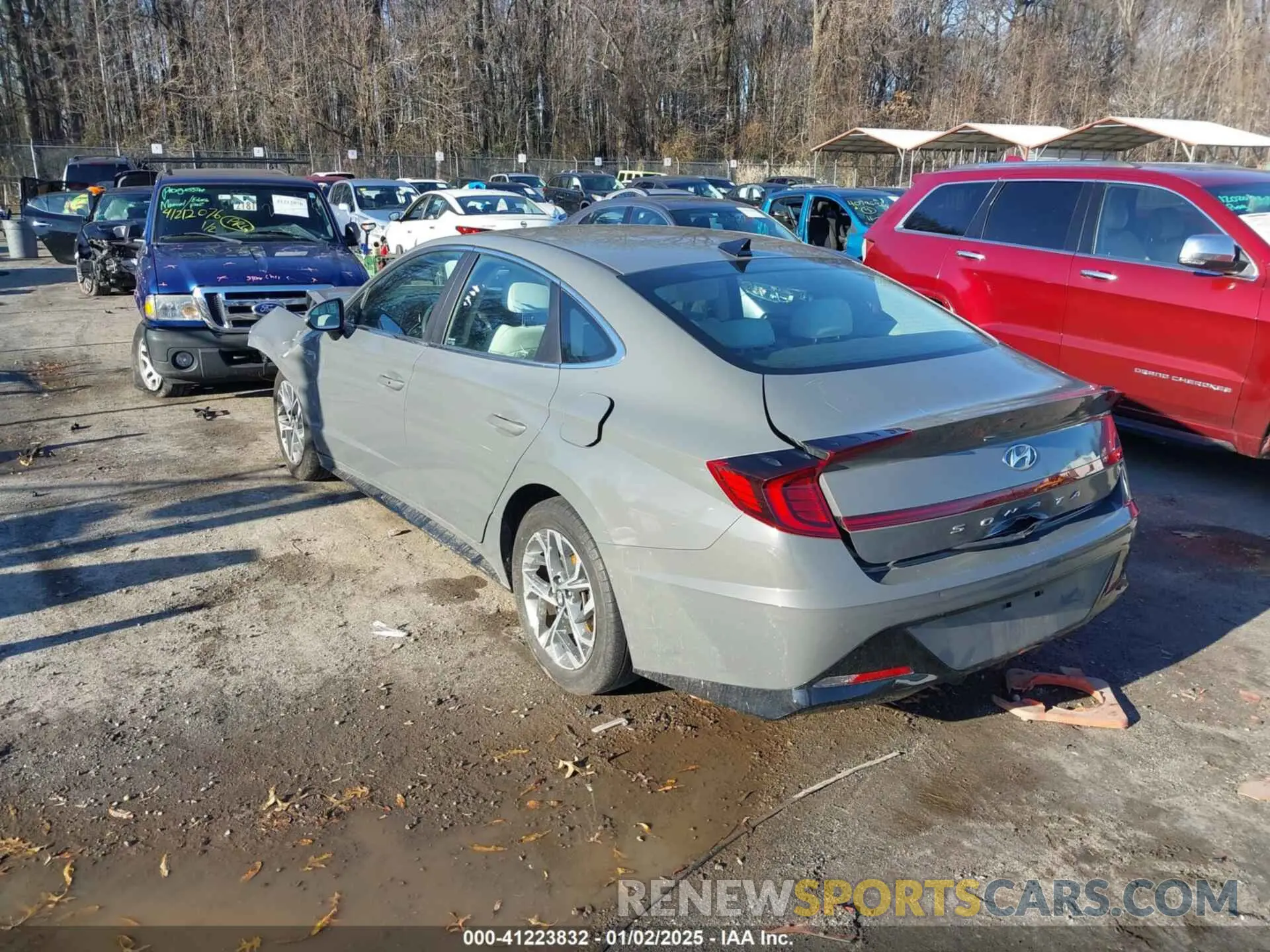3 Photograph of a damaged car KMHL64JA3NA205075 HYUNDAI SONATA 2022
