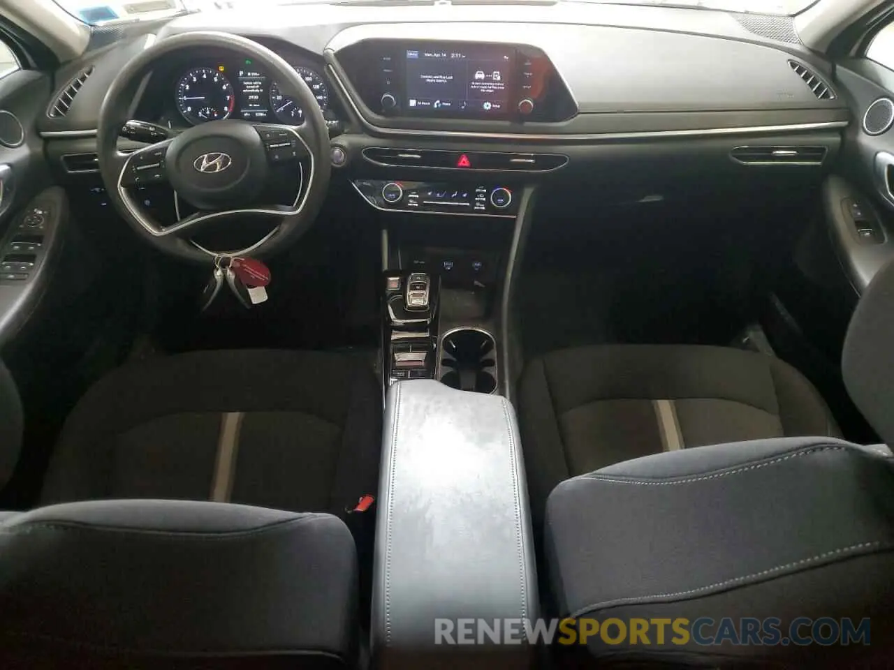 8 Photograph of a damaged car KMHL64JA5NA222573 HYUNDAI SONATA 2022
