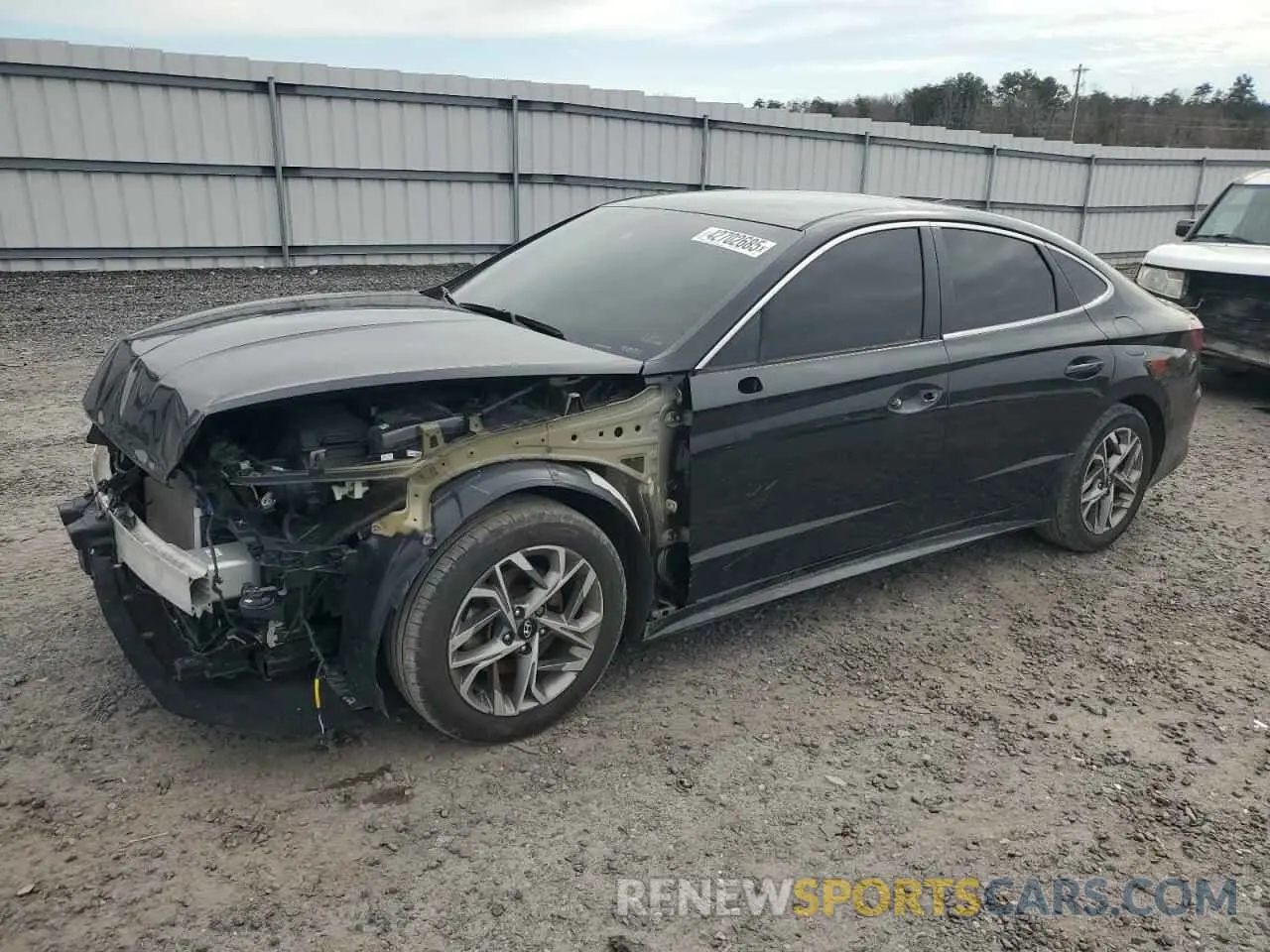 1 Photograph of a damaged car KMHL64JA6NA170306 HYUNDAI SONATA 2022