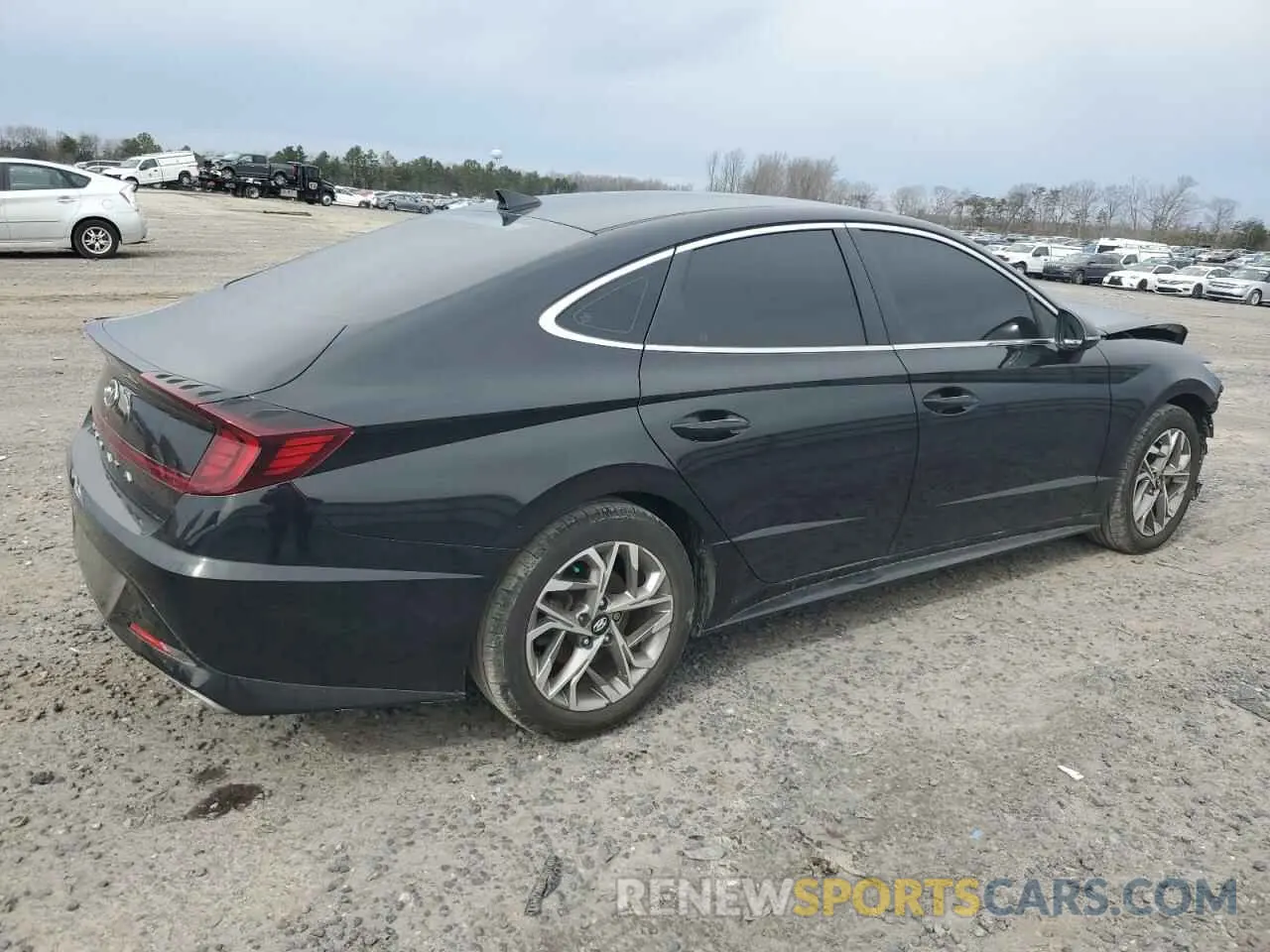 3 Photograph of a damaged car KMHL64JA6NA170306 HYUNDAI SONATA 2022