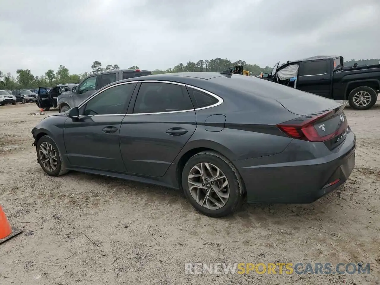 2 Photograph of a damaged car KMHL64JA6NA174856 HYUNDAI SONATA 2022
